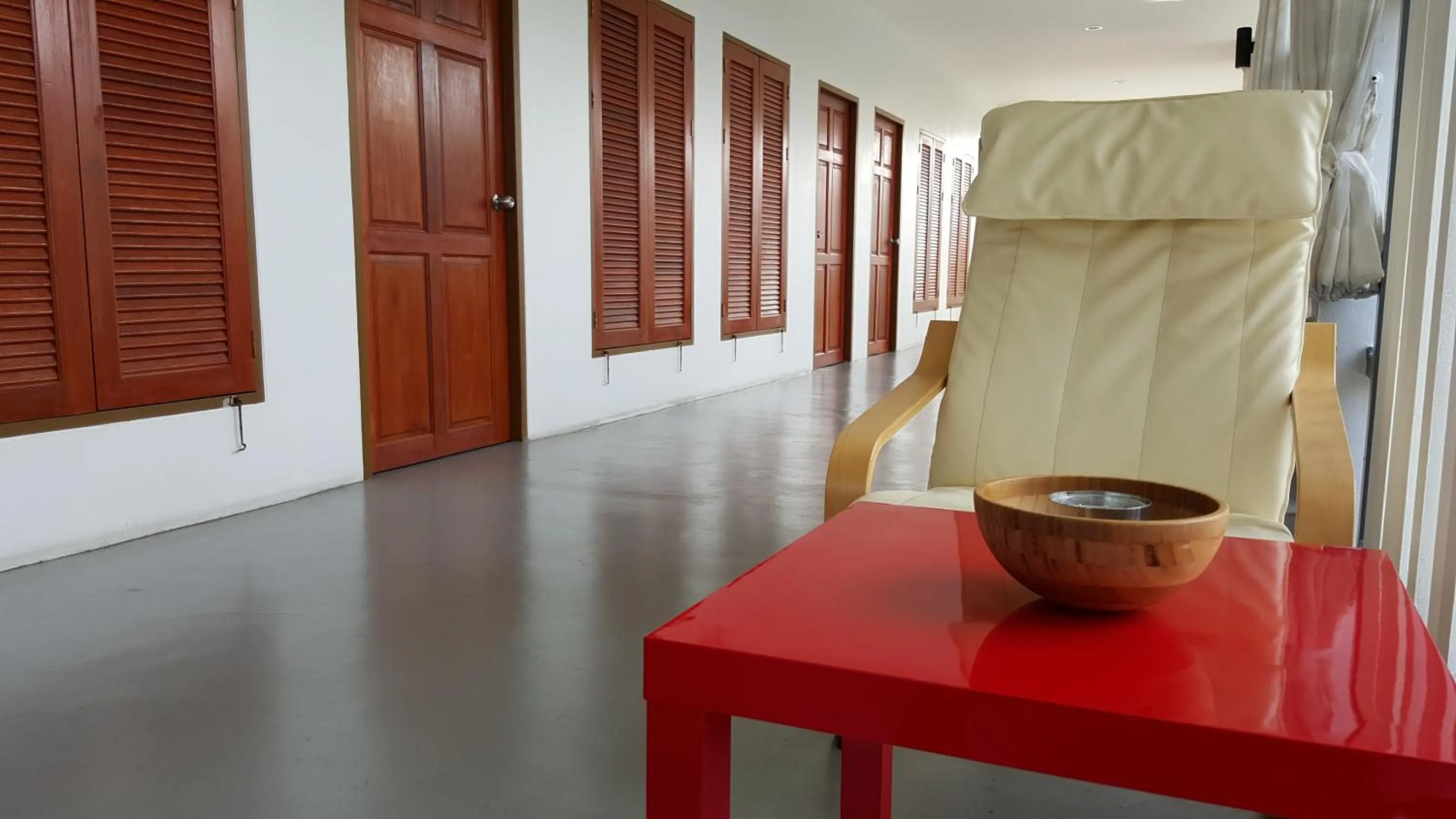 Living room in Barefeet Naturist Resort