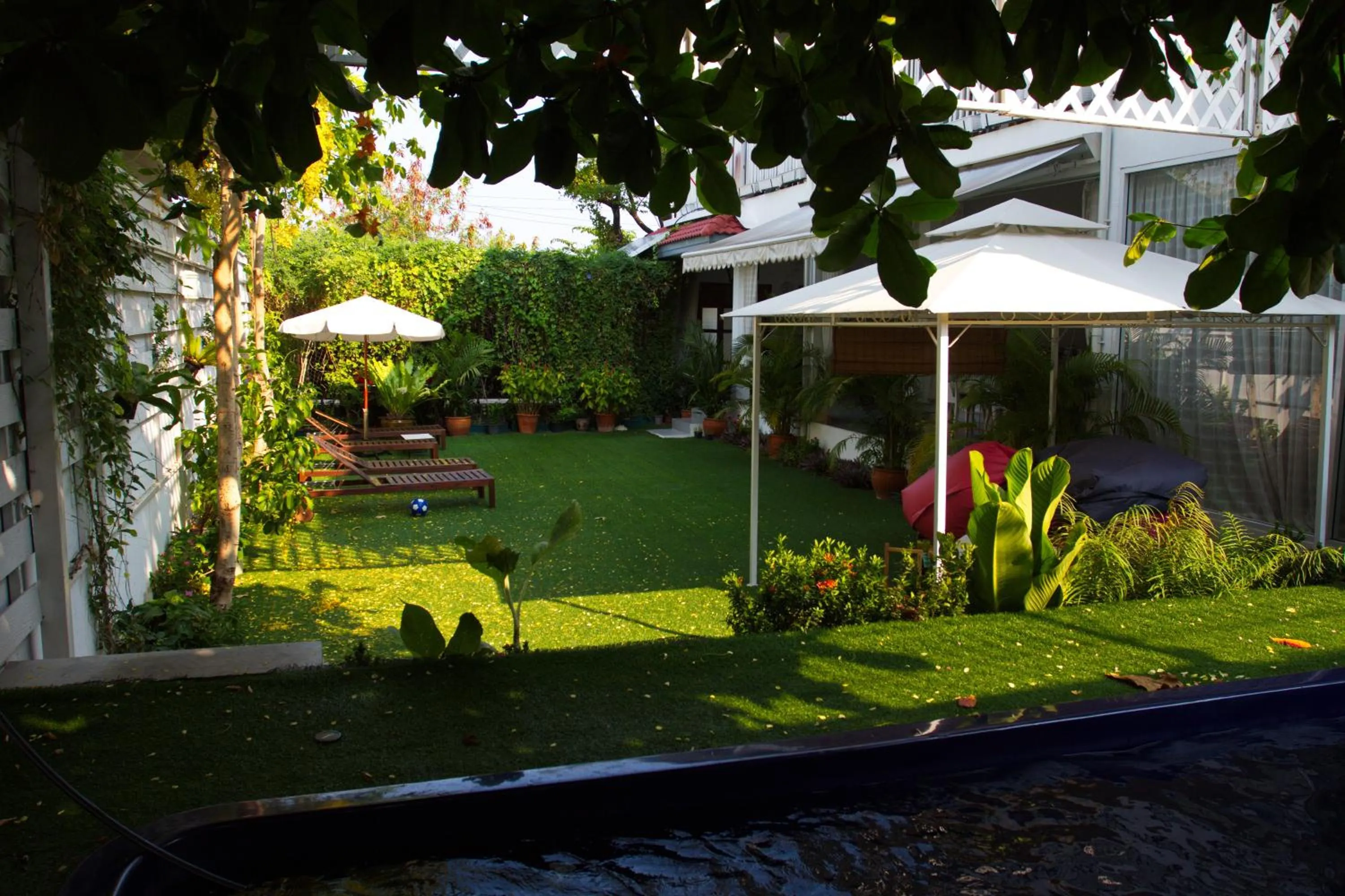 Garden in Barefeet Naturist Resort
