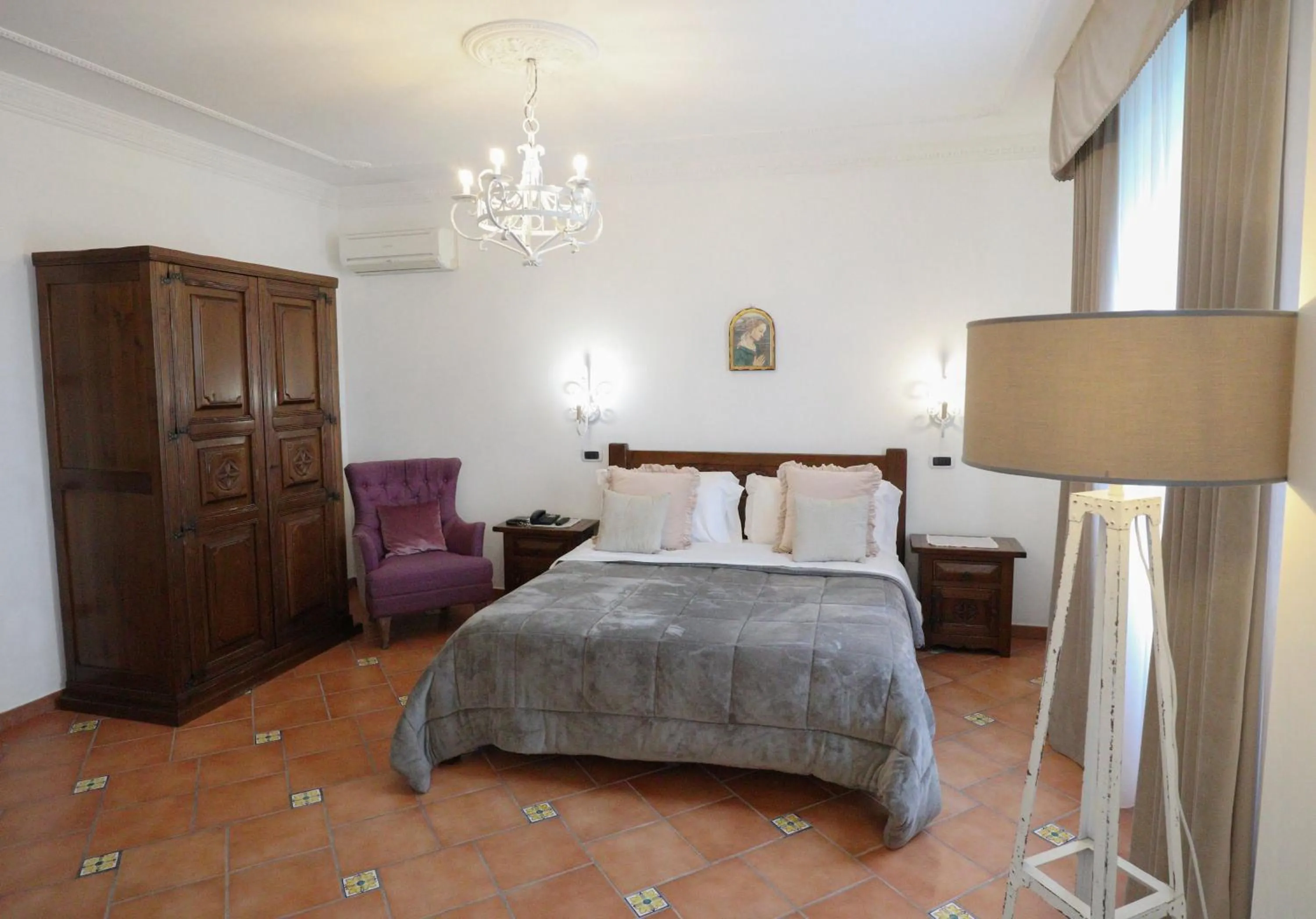 Bed in Villa Palmentiello
