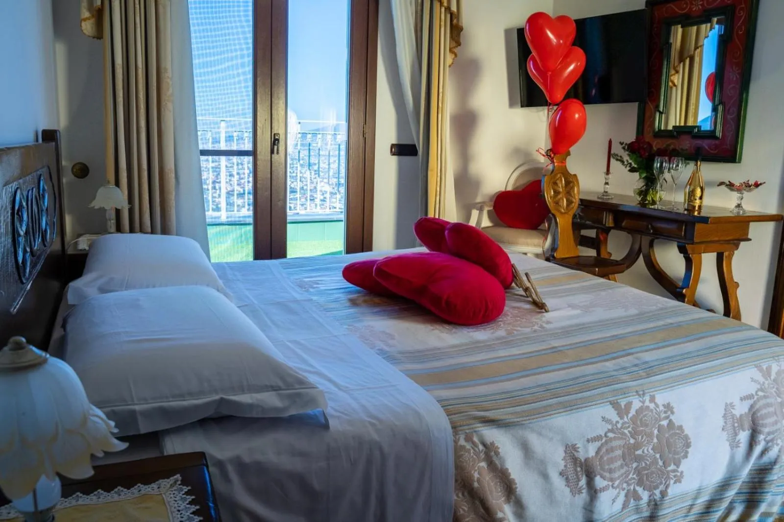 Bed in Villa Palmentiello