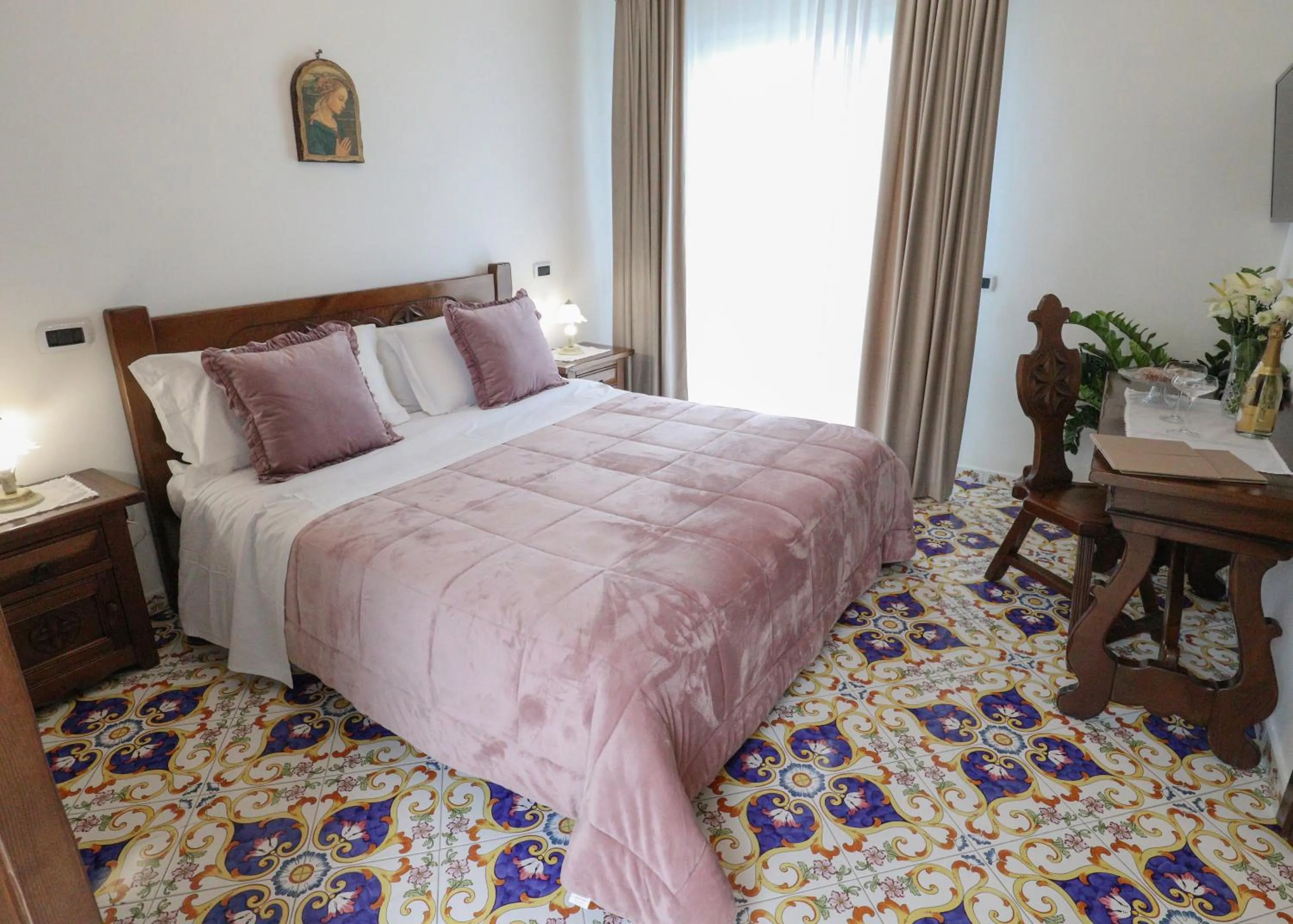Bed in Villa Palmentiello
