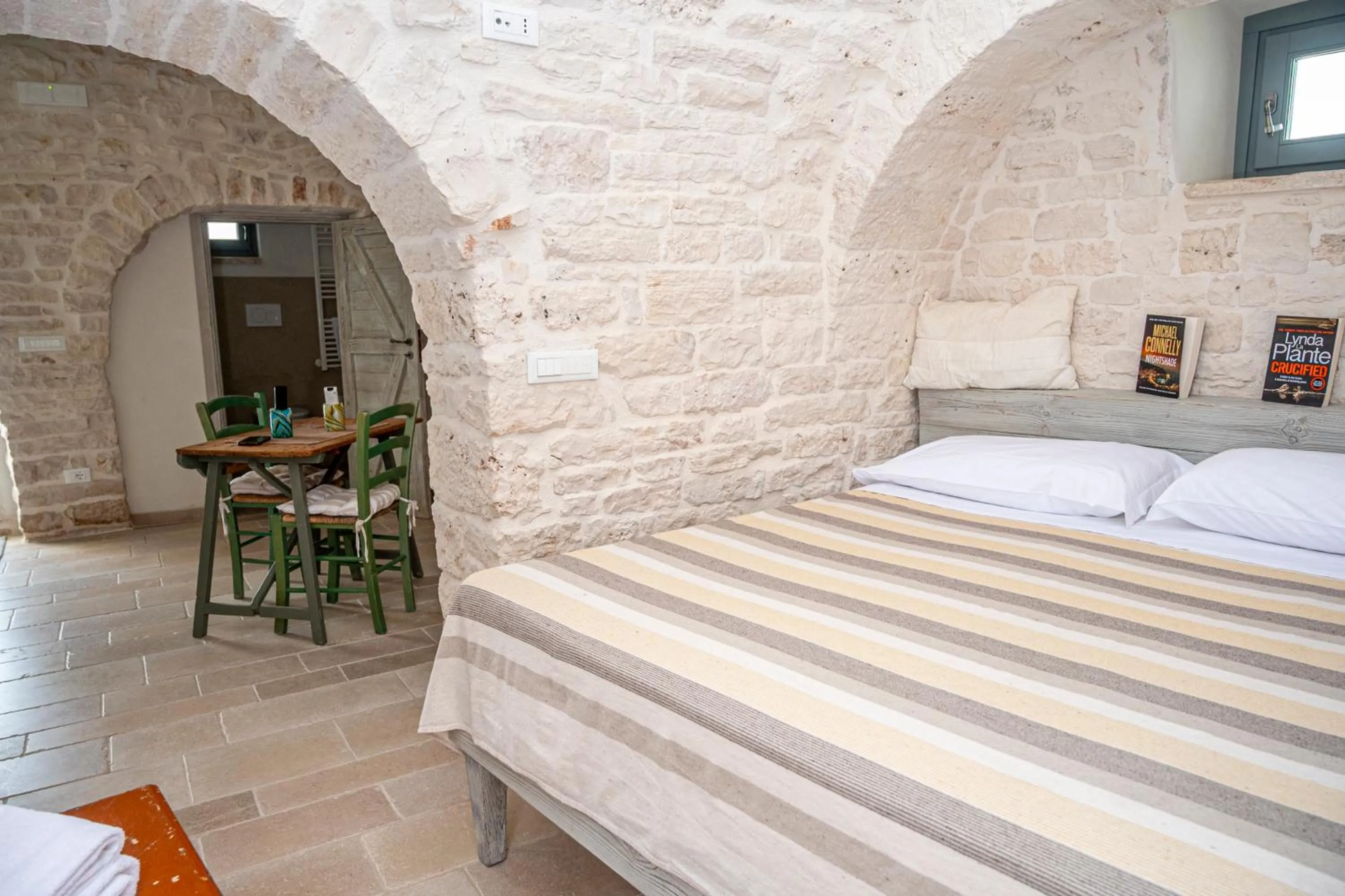 Photo of the whole room, Bed in Charming Trulli