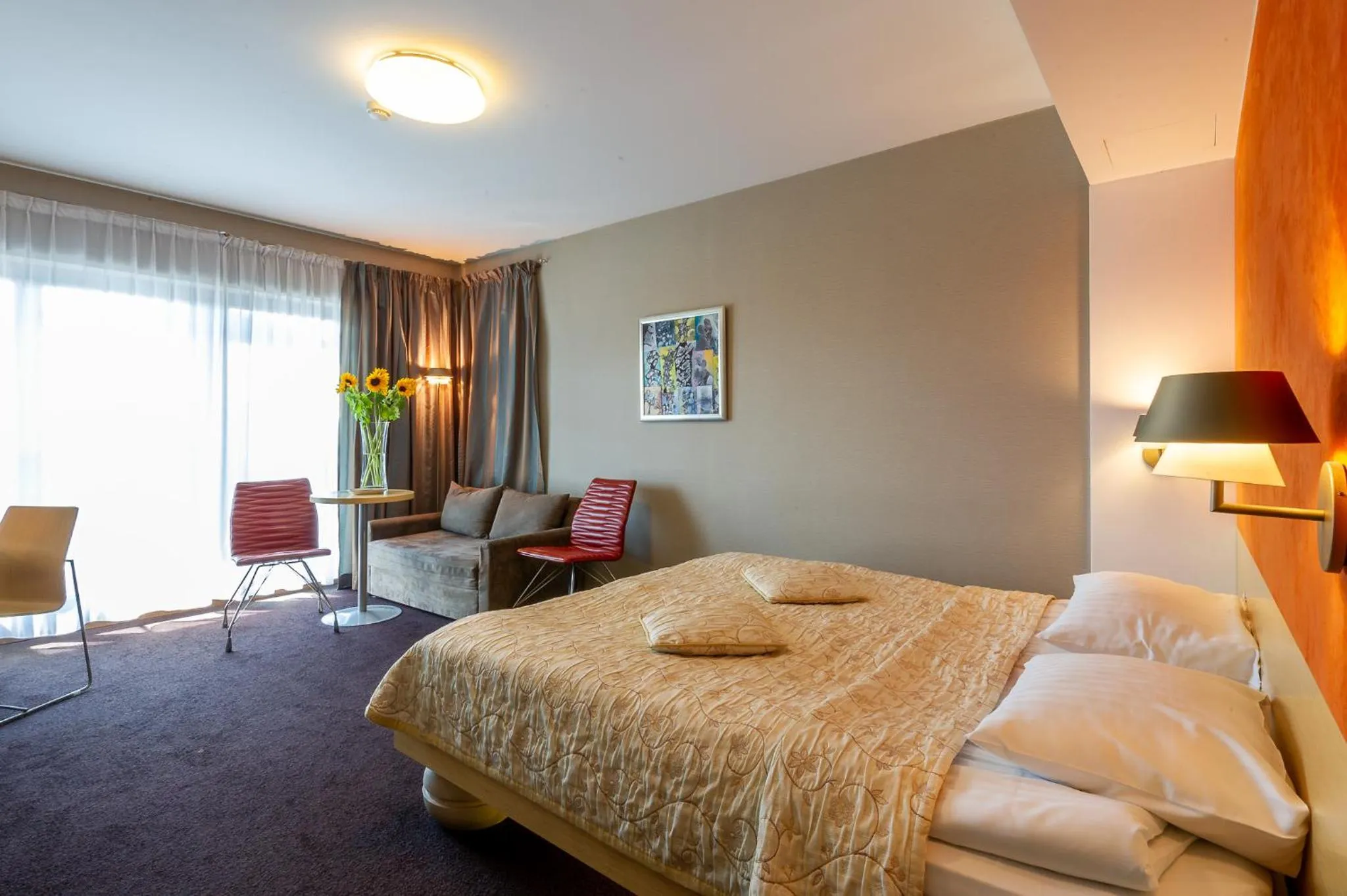 Bedroom, Bed in Niebieski Art Hotel & Spa