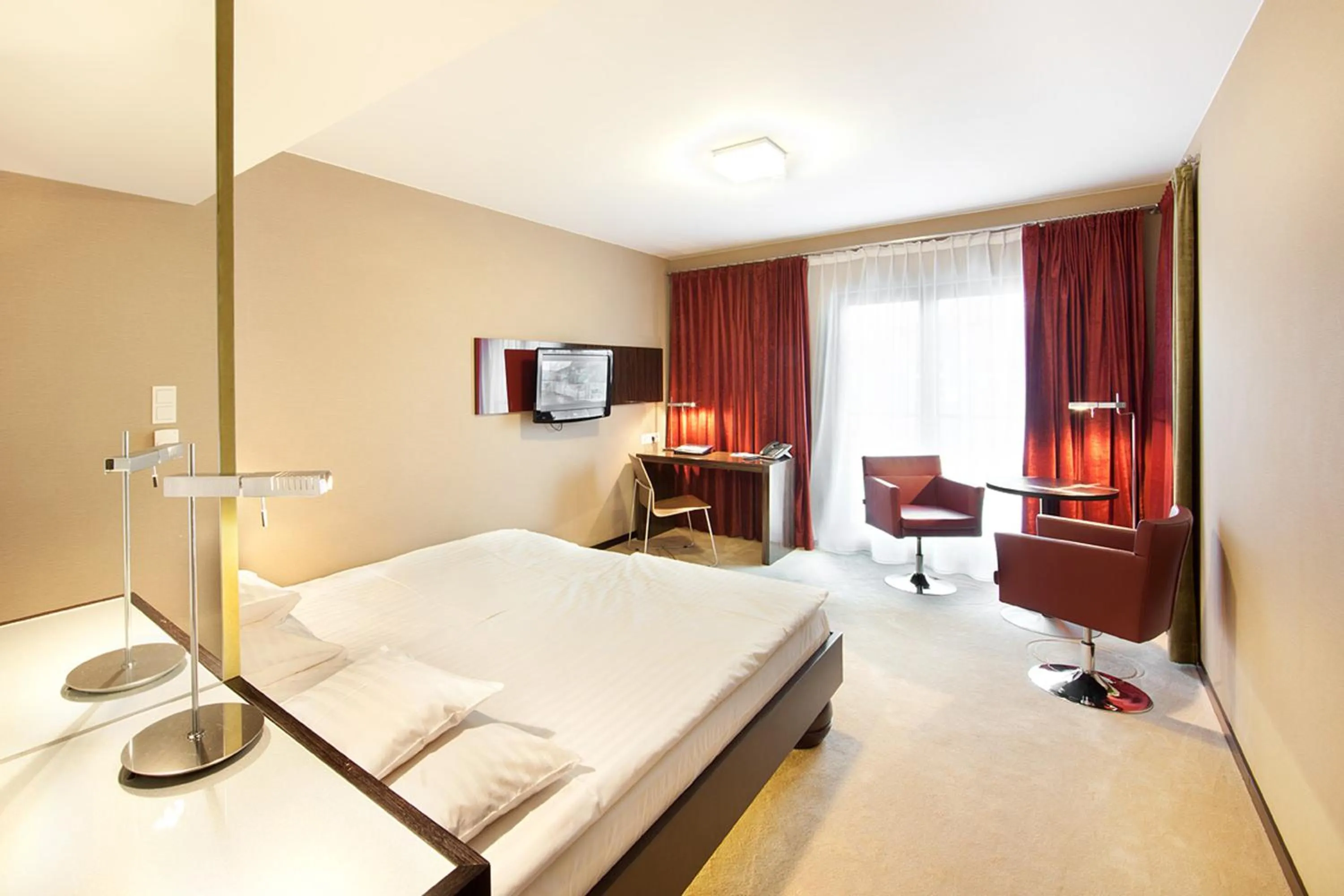 Bed in Niebieski Art Hotel & Spa