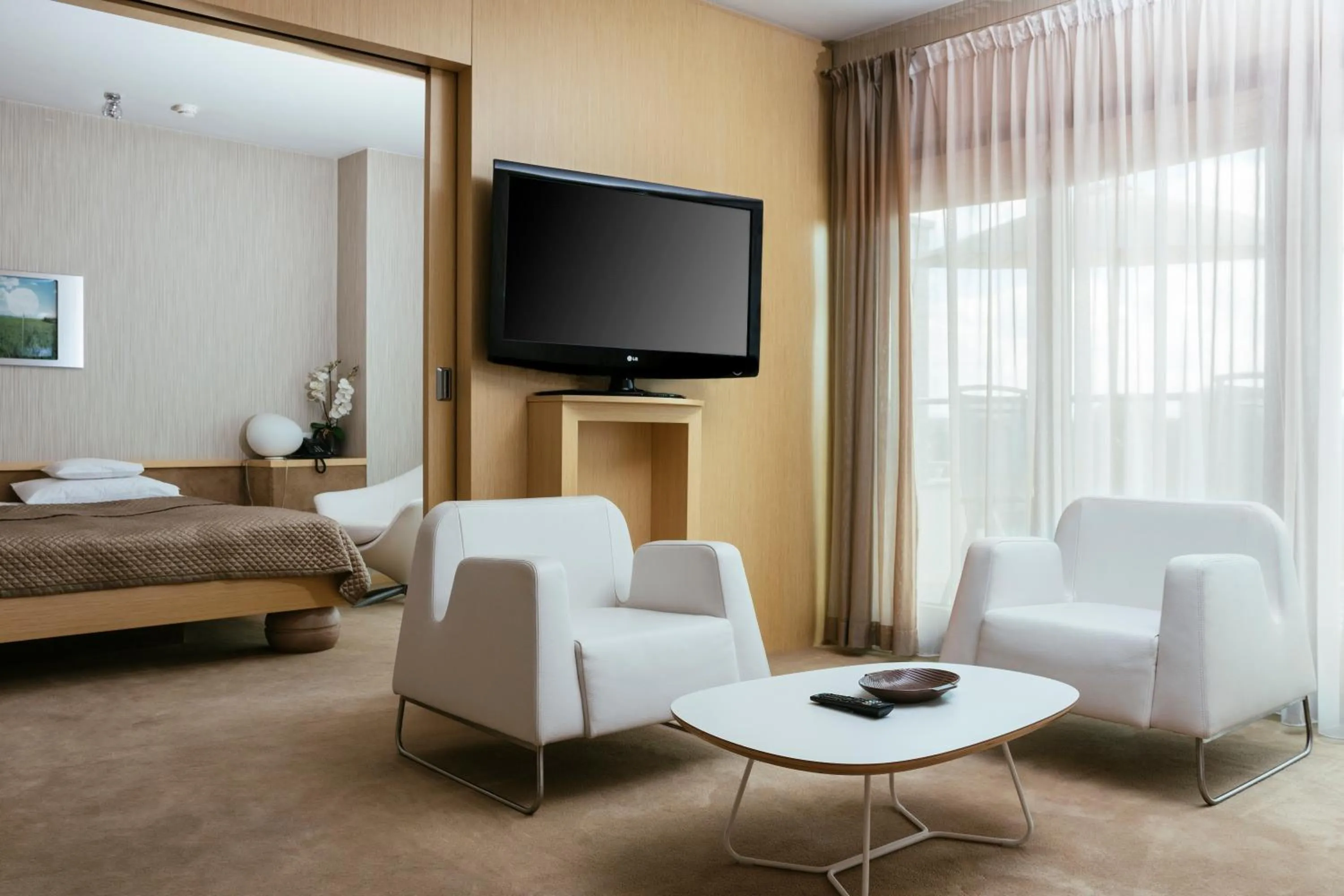 Bed in Niebieski Art Hotel & Spa