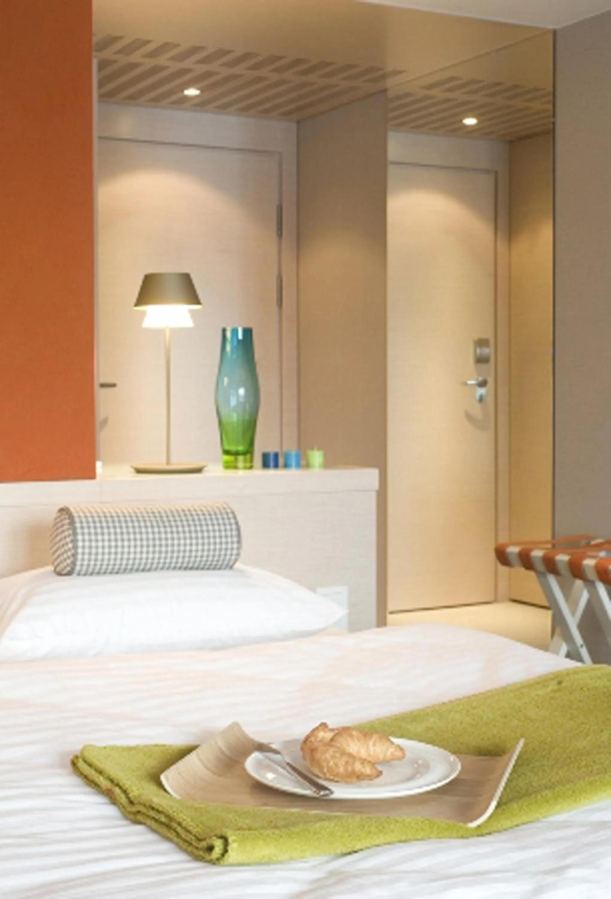 Bed in Niebieski Art Hotel & Spa