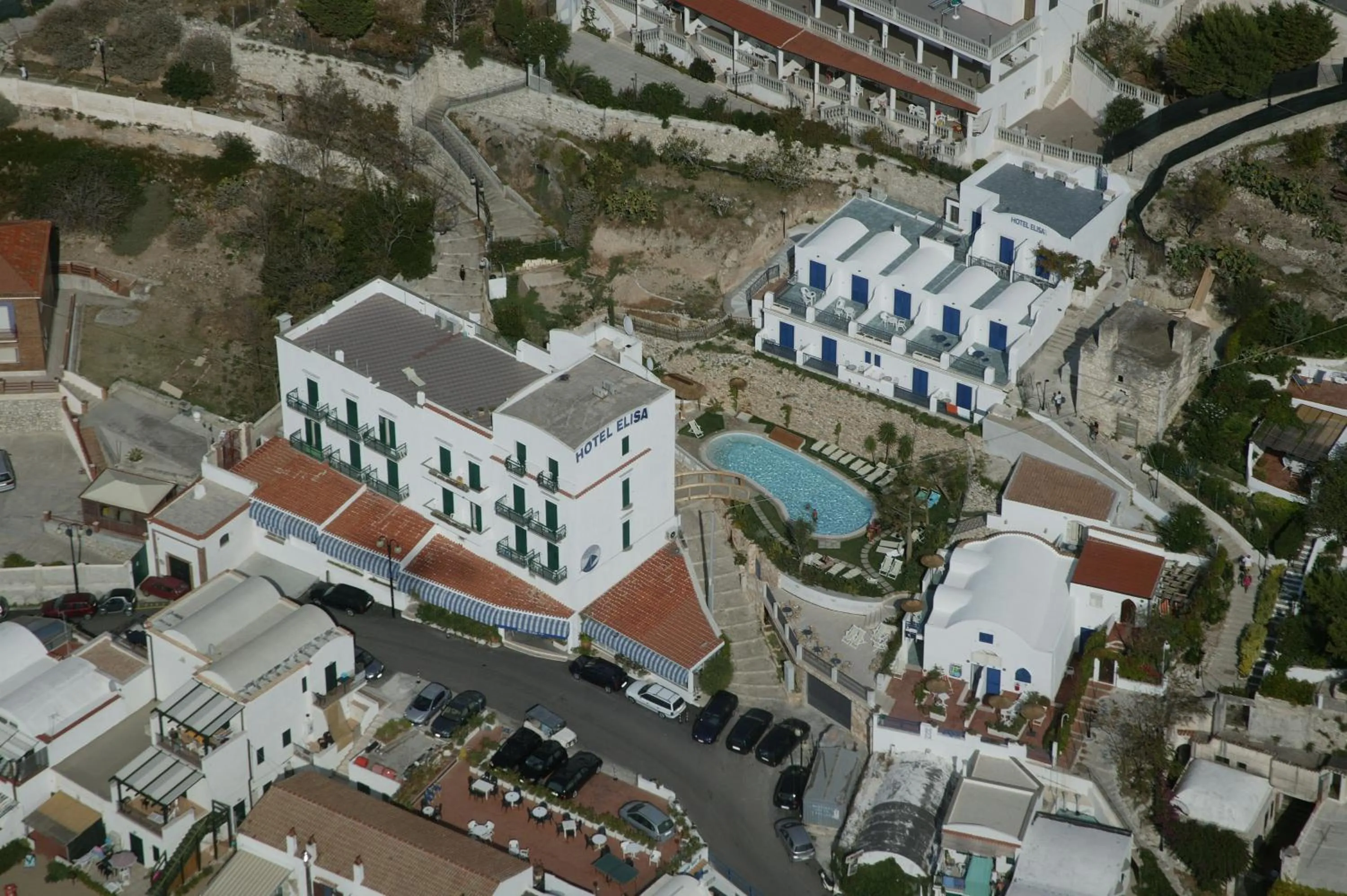 Bird's eye view in Hotel Elisa - Spiaggia Privata Inclusa