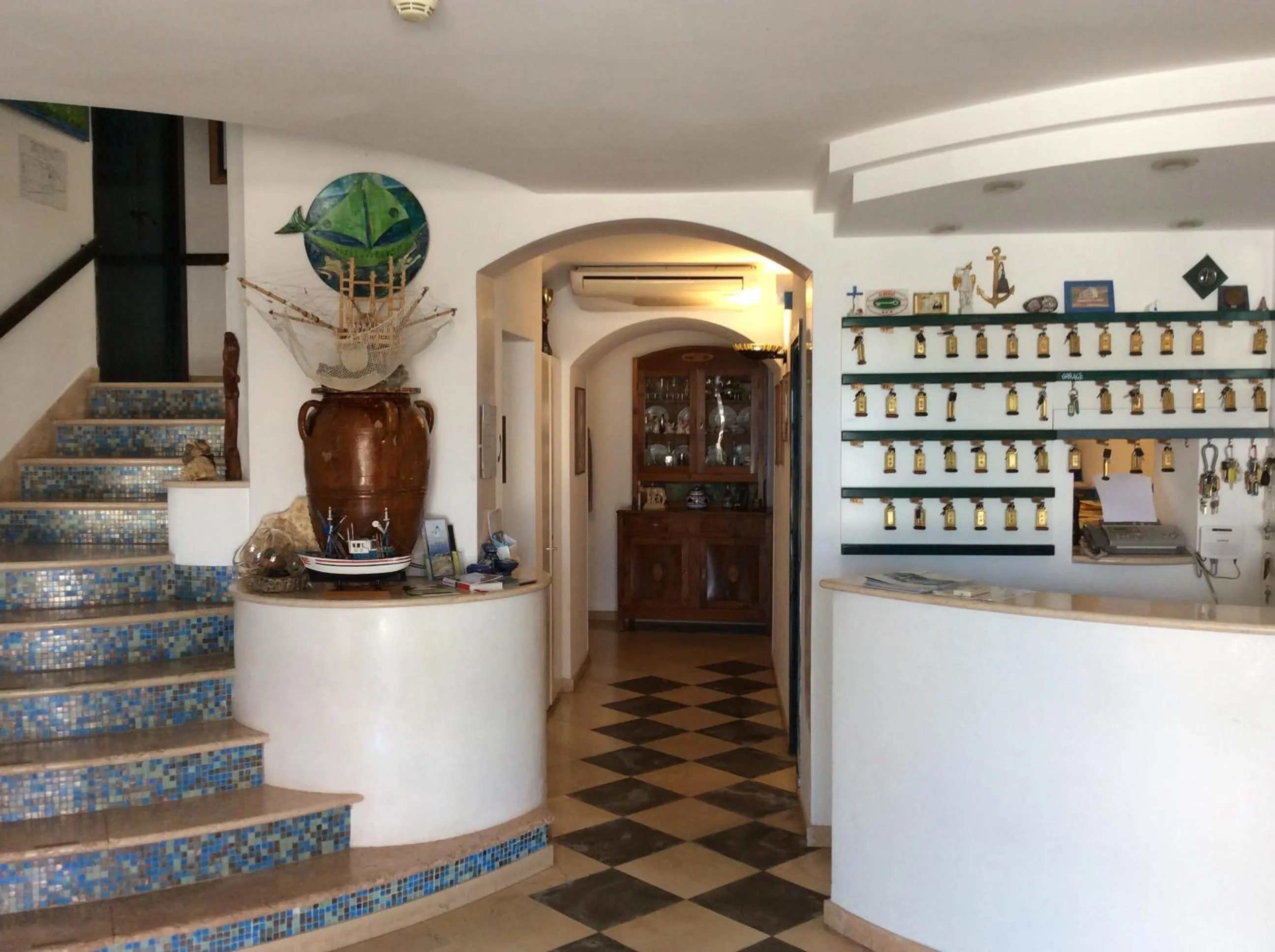 Lobby or reception in Hotel Elisa - Spiaggia Privata Inclusa