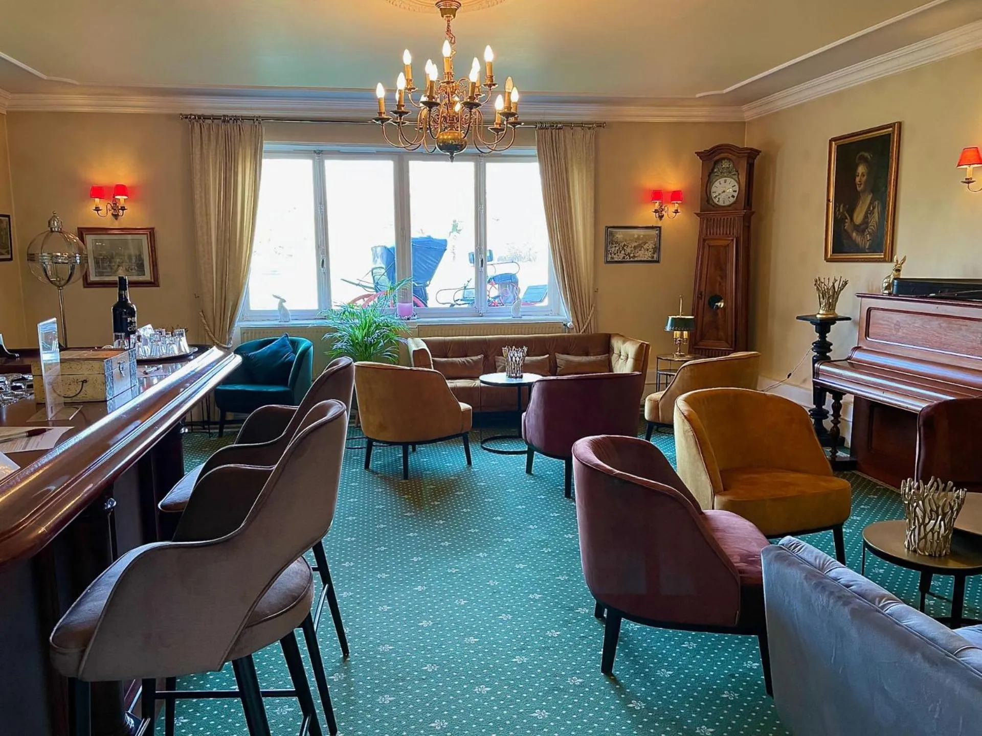 Living room in Château de Pourtalès