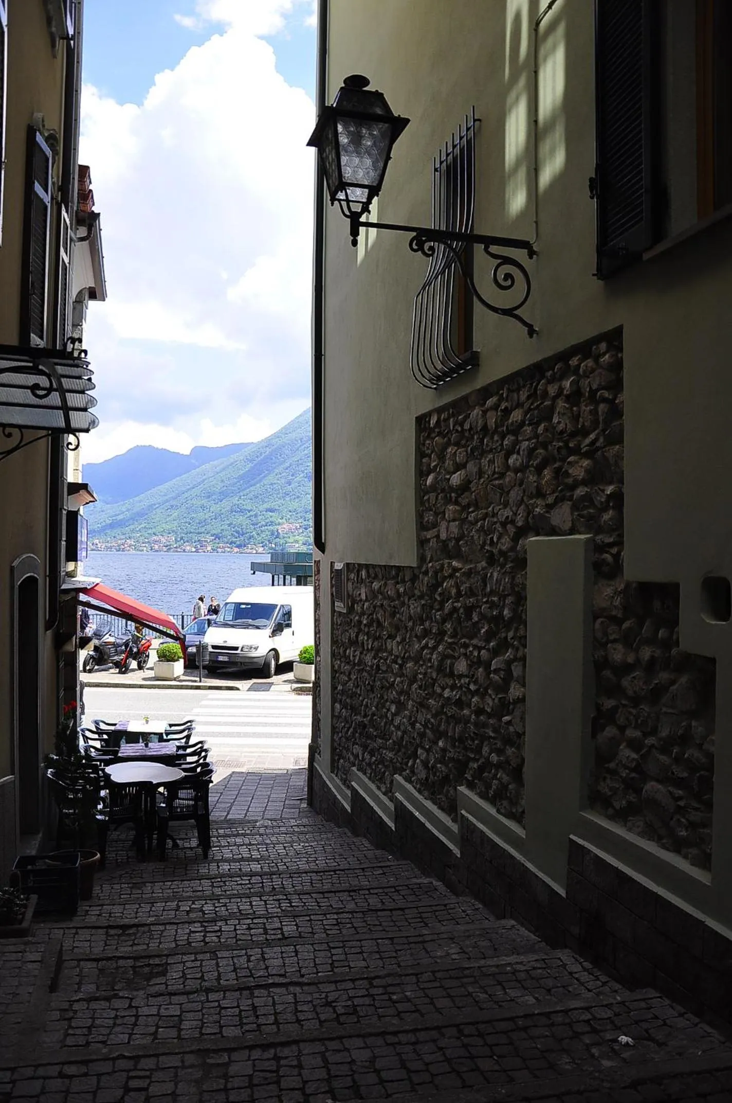 Patio in Hotel Argegno