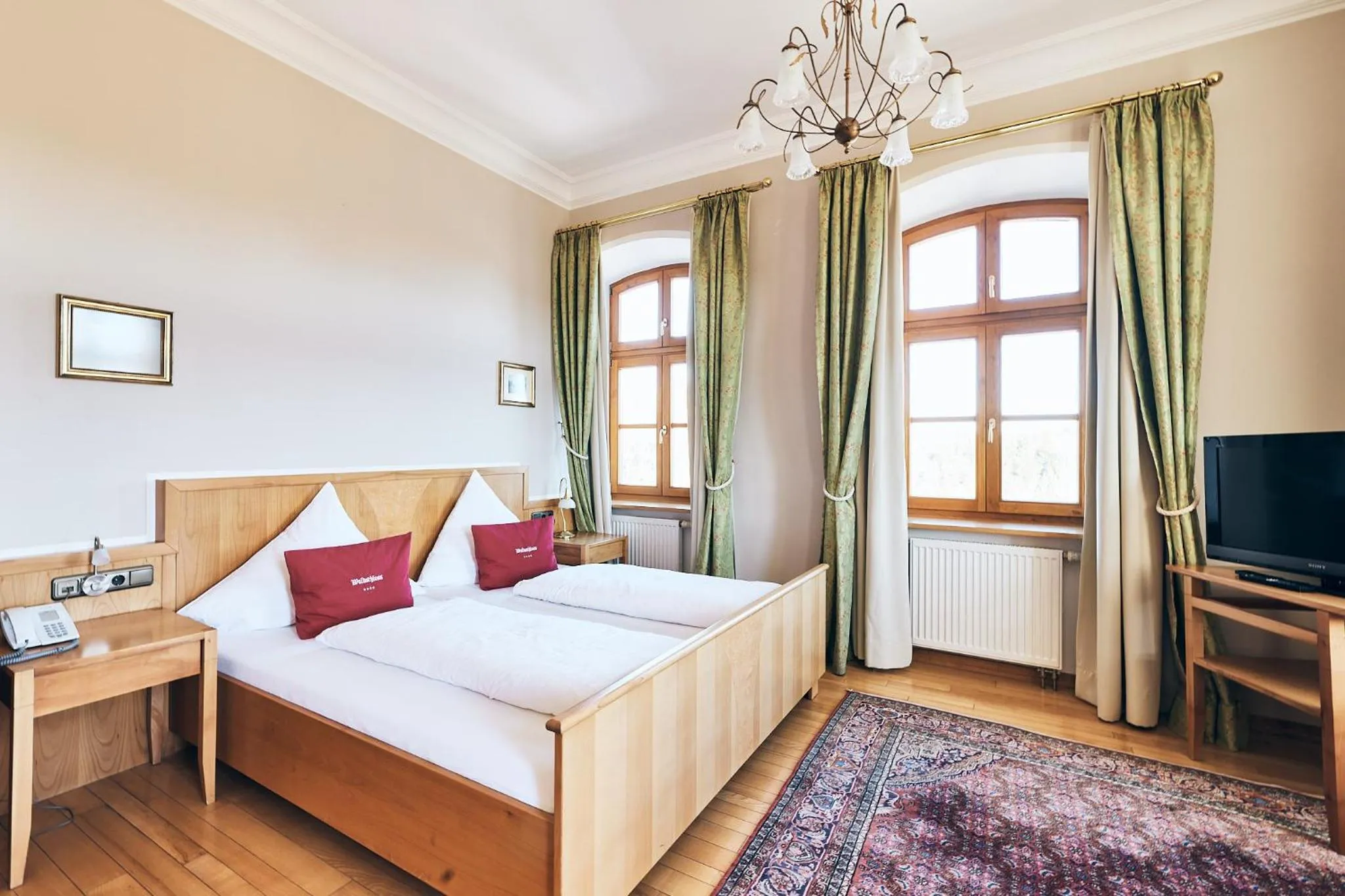 Bed in Hotel & Restaurant Waldschloss