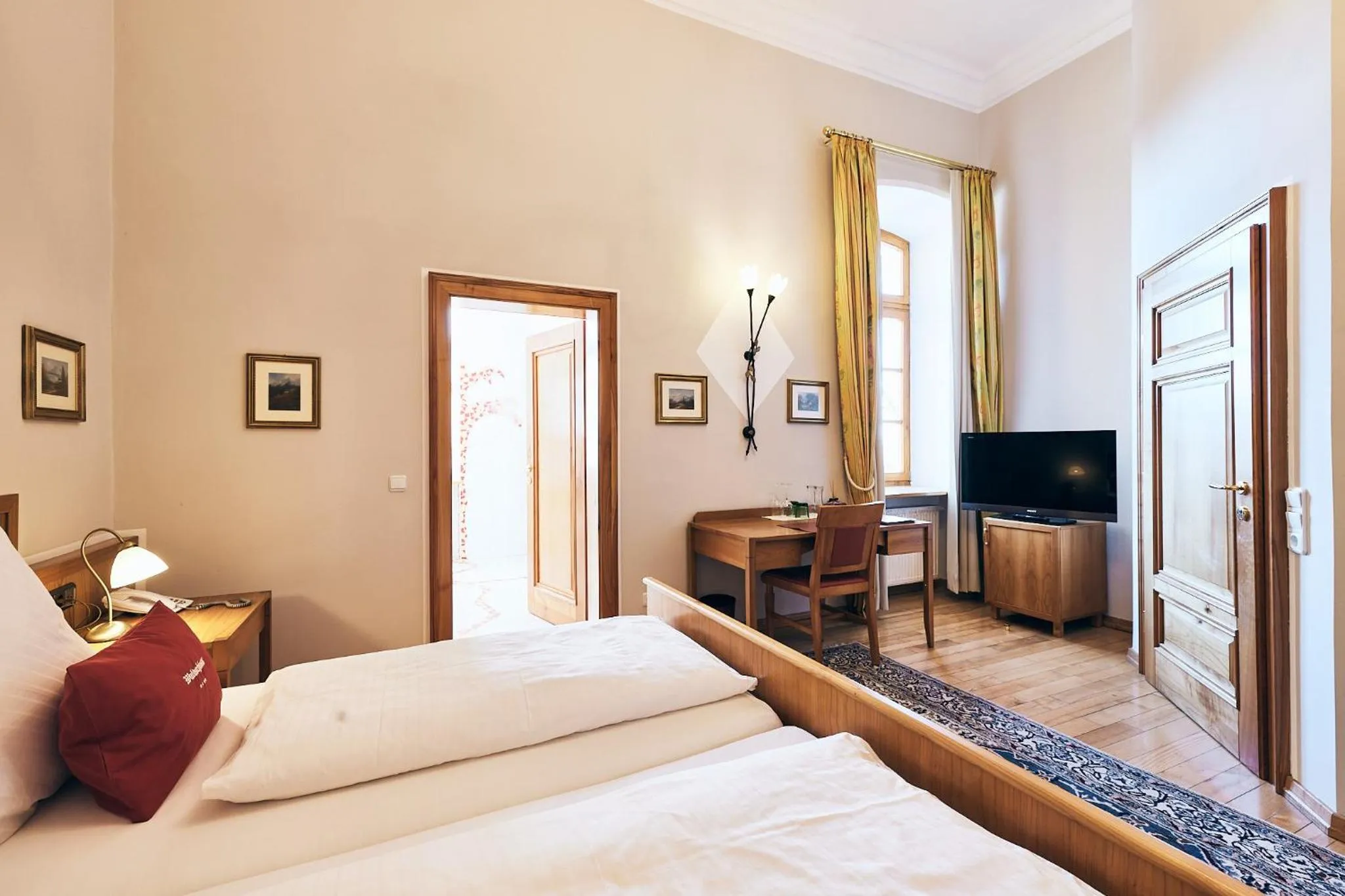 Bed in Hotel & Restaurant Waldschloss