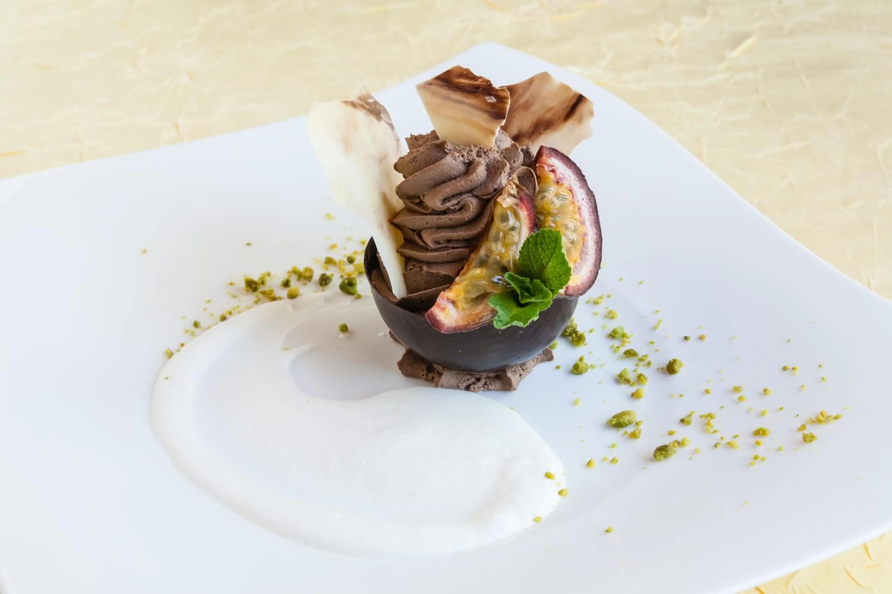 Patio in Hôtel Restaurant du Château