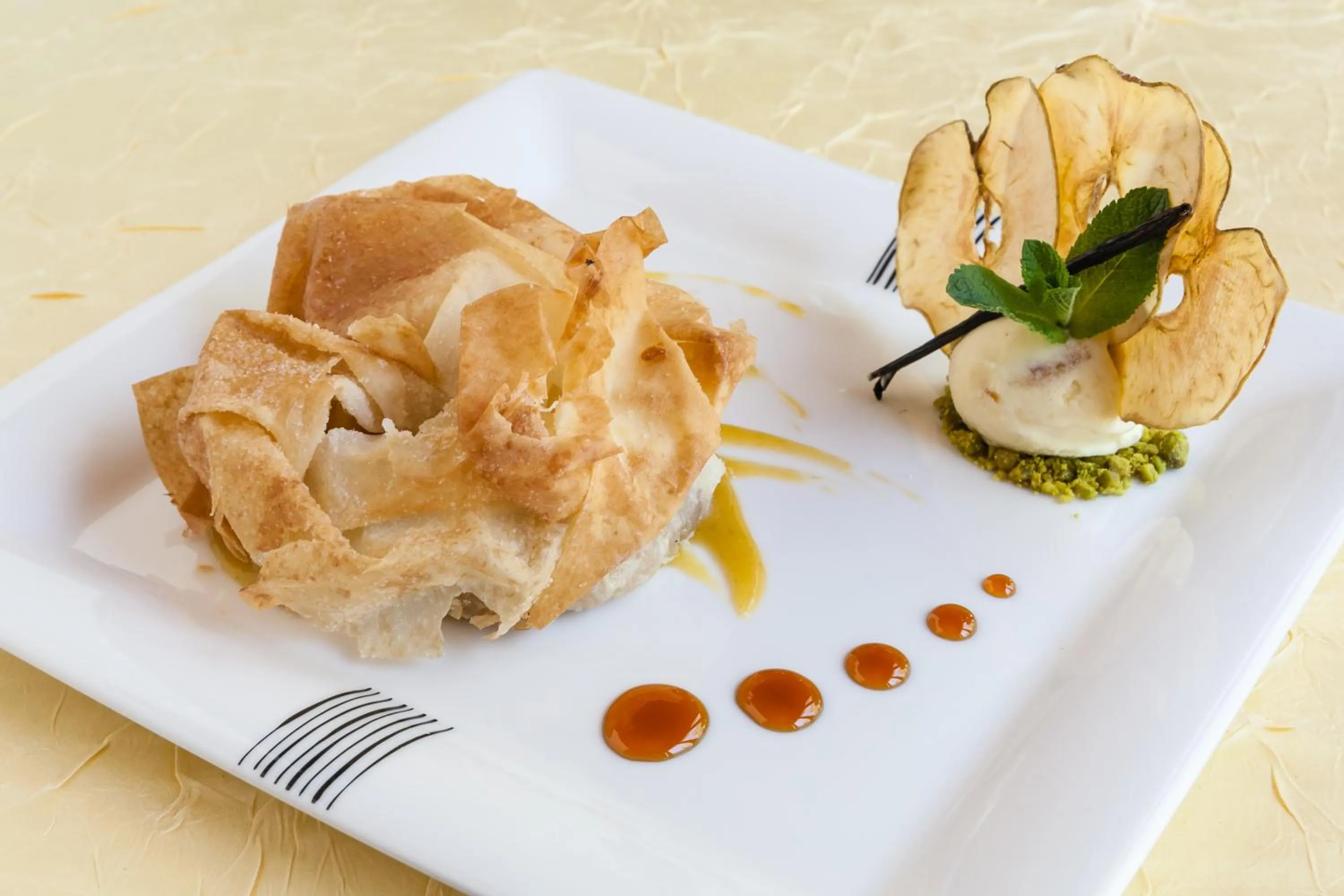Food close-up in Hôtel Restaurant du Château