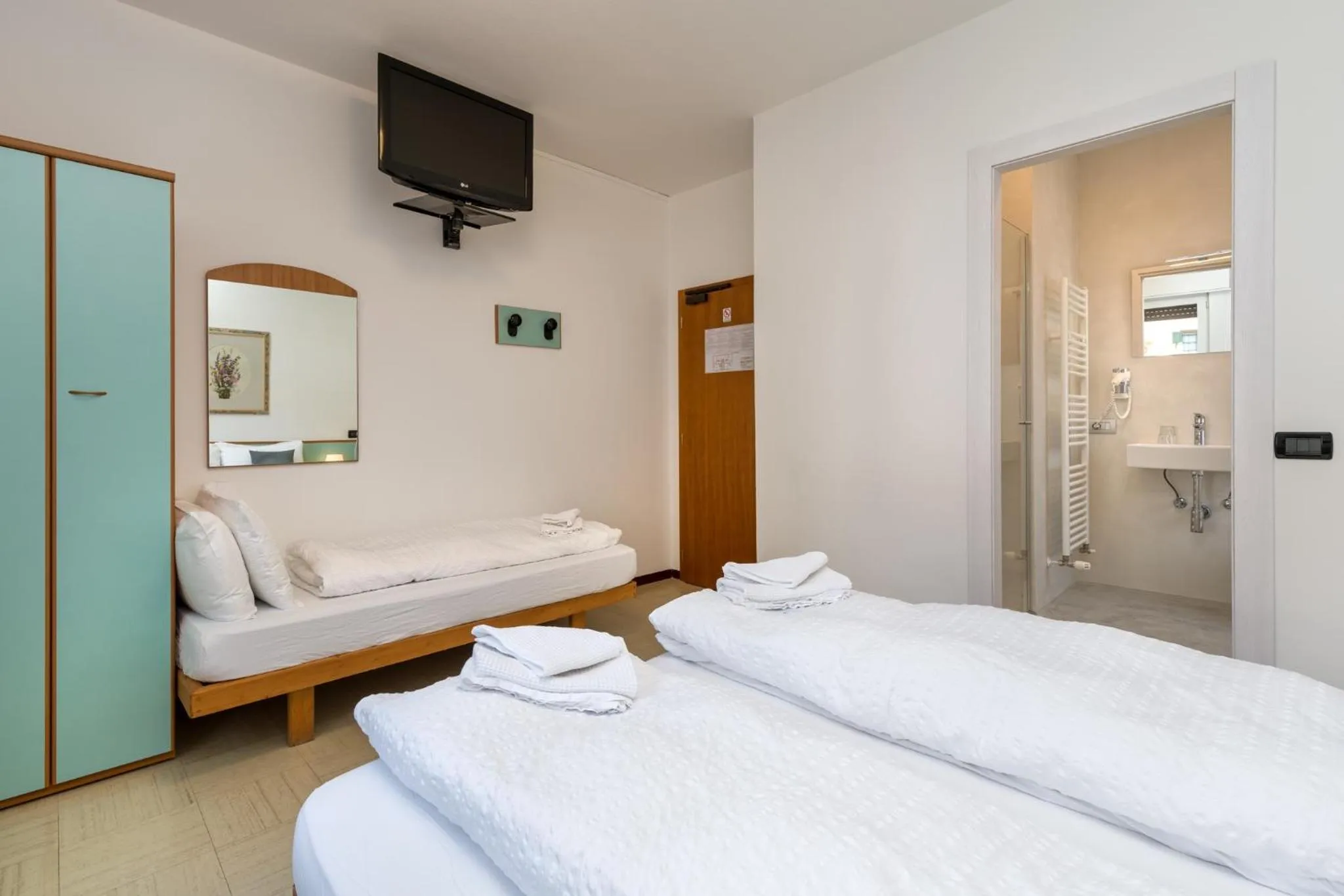 Bed in Hotel Martinelli