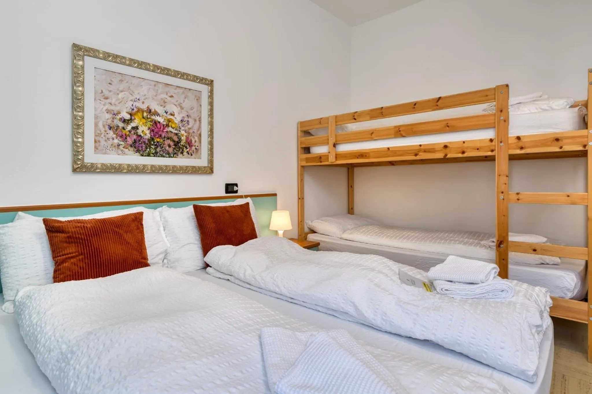 Bed in Hotel Martinelli