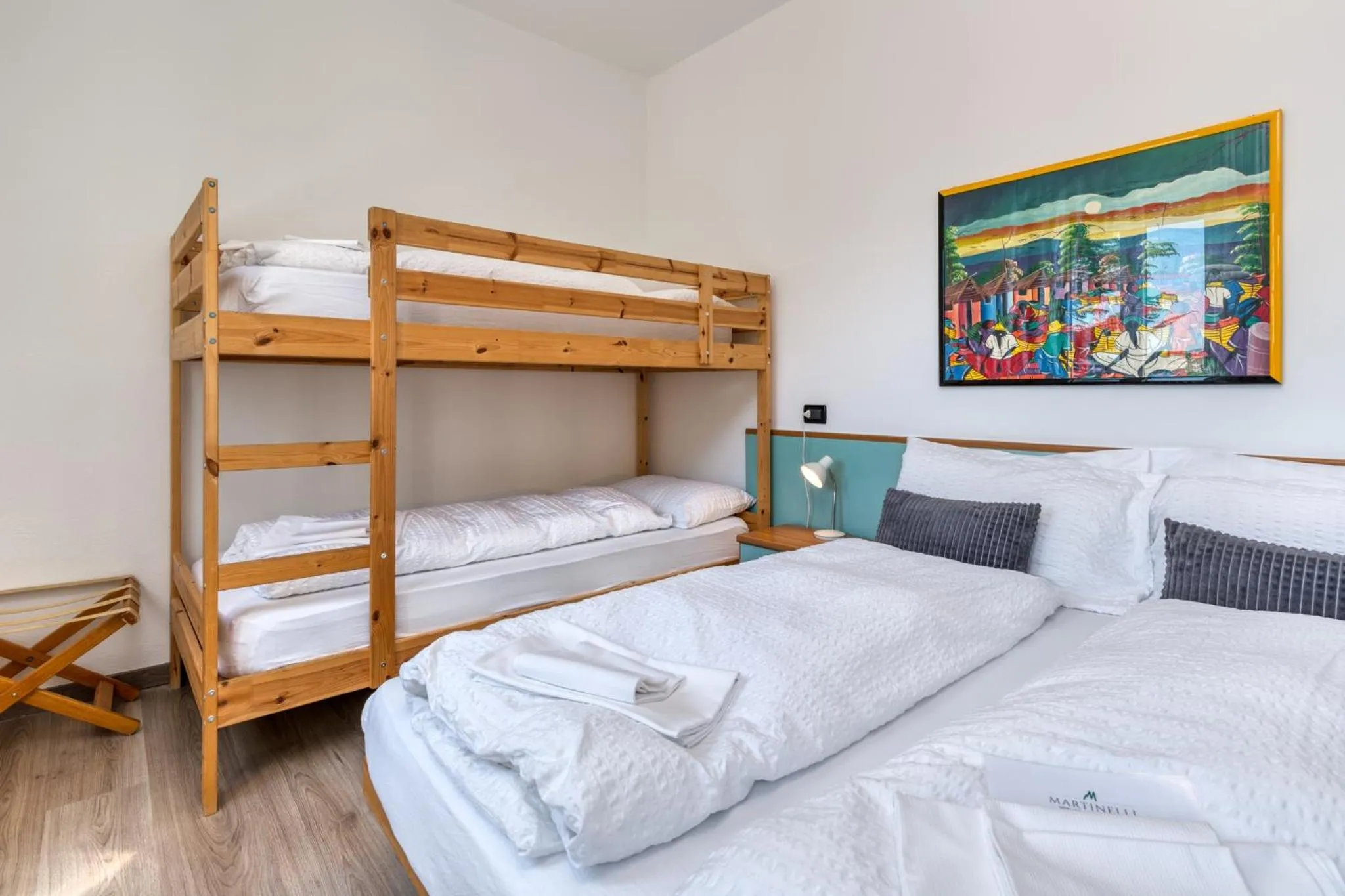 Bed in Hotel Martinelli