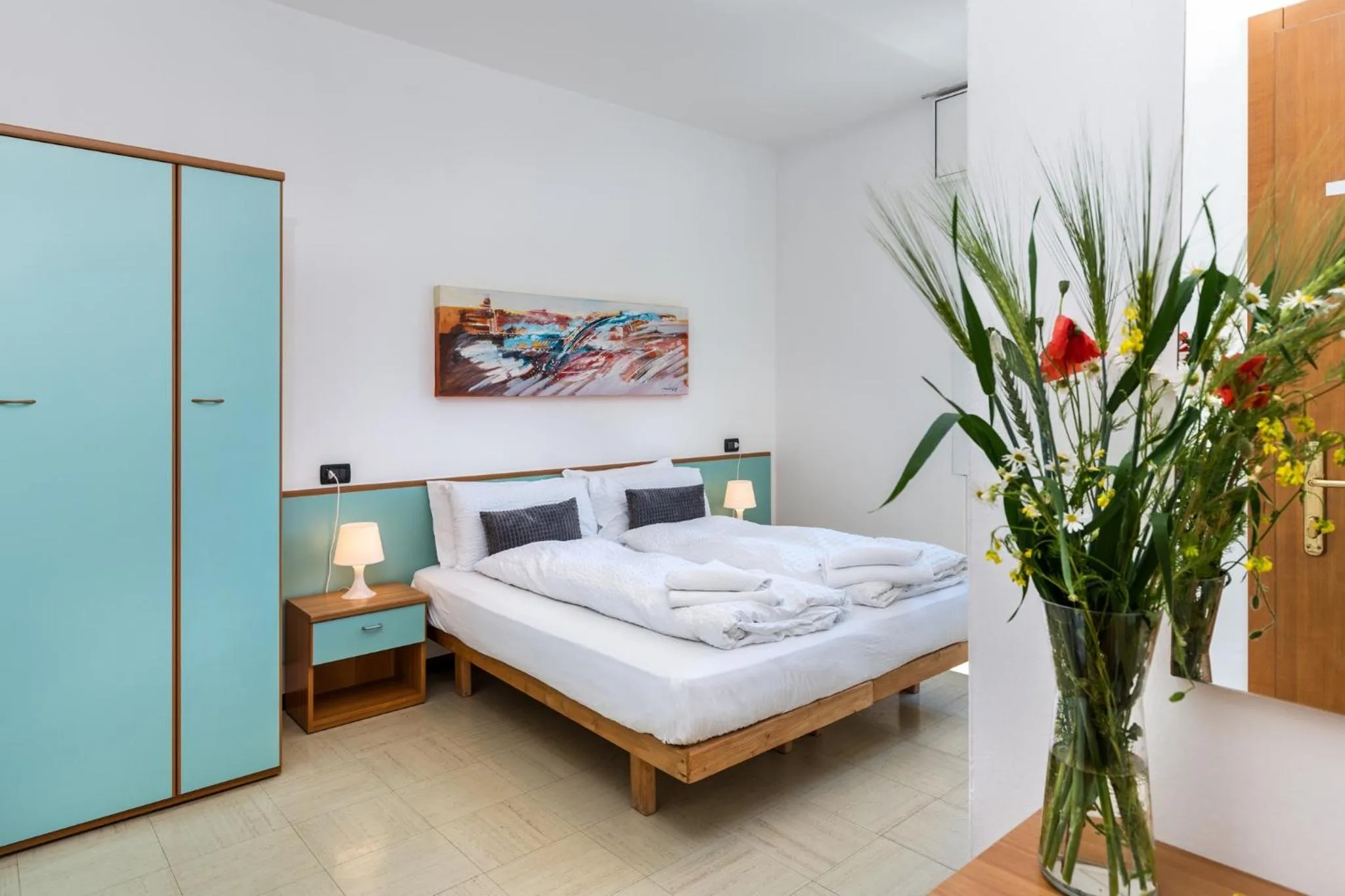 Bed in Hotel Martinelli