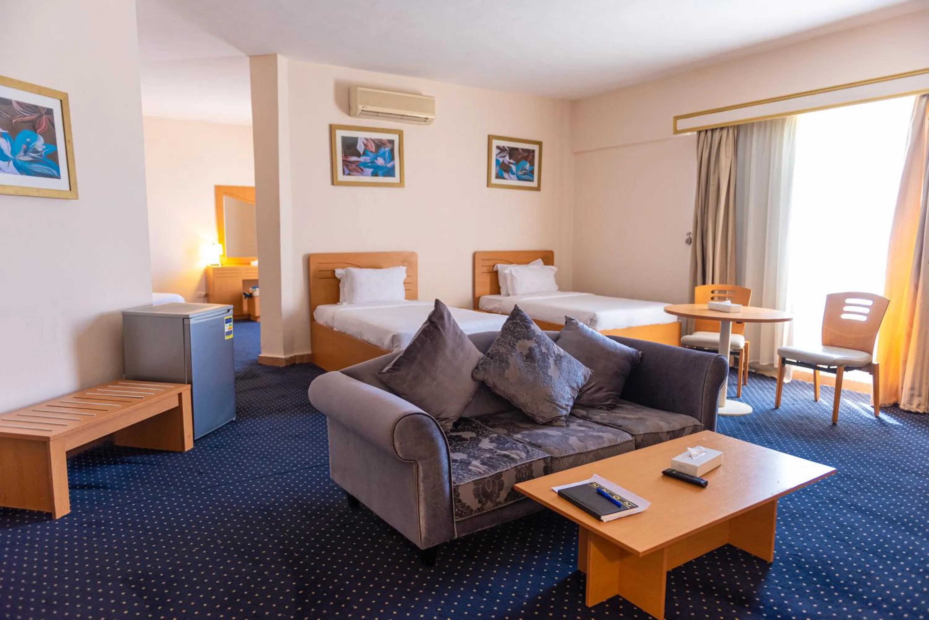 Bed in Tolip Family Club Borg El Arab