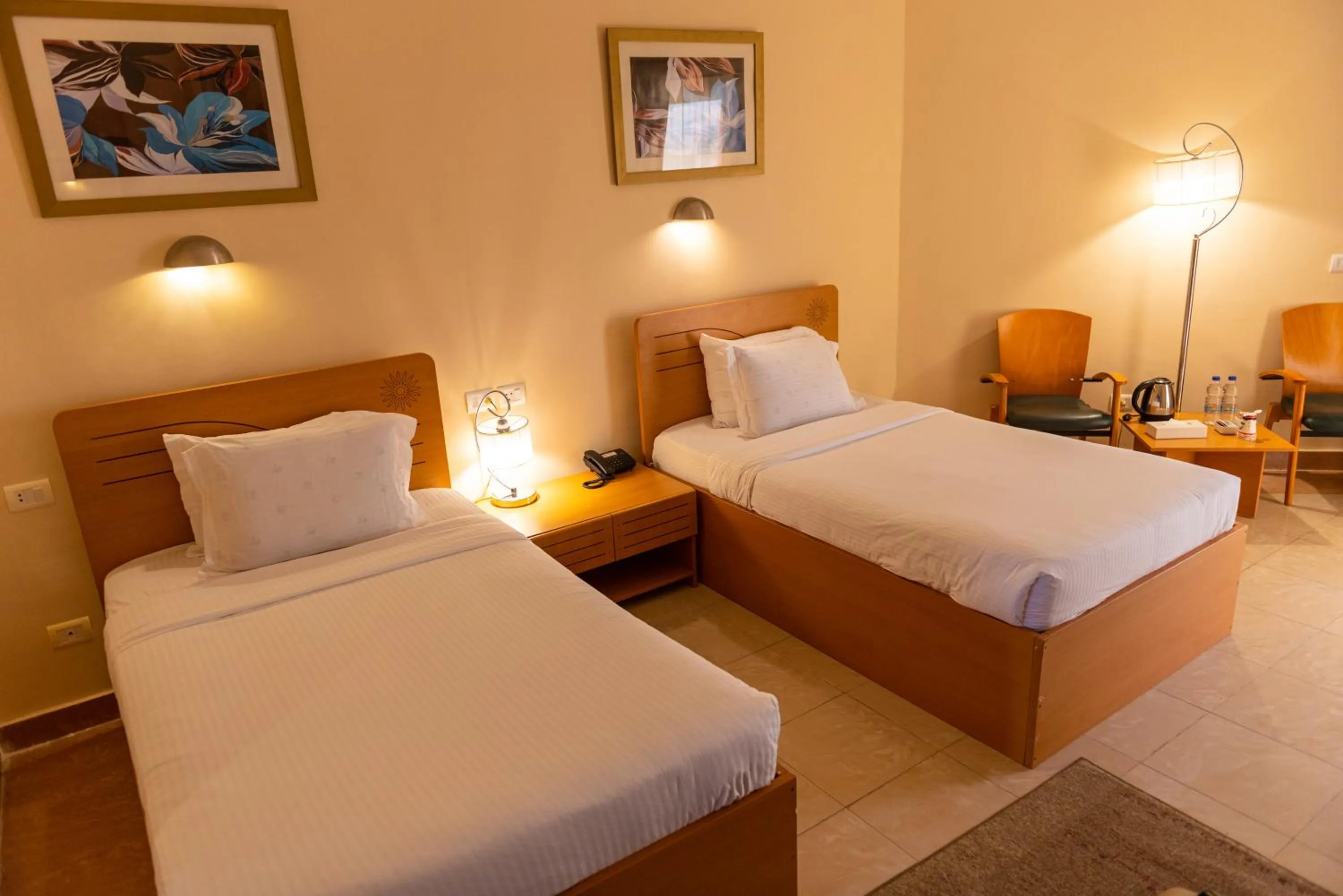 Bed in Tolip Family Club Borg El Arab