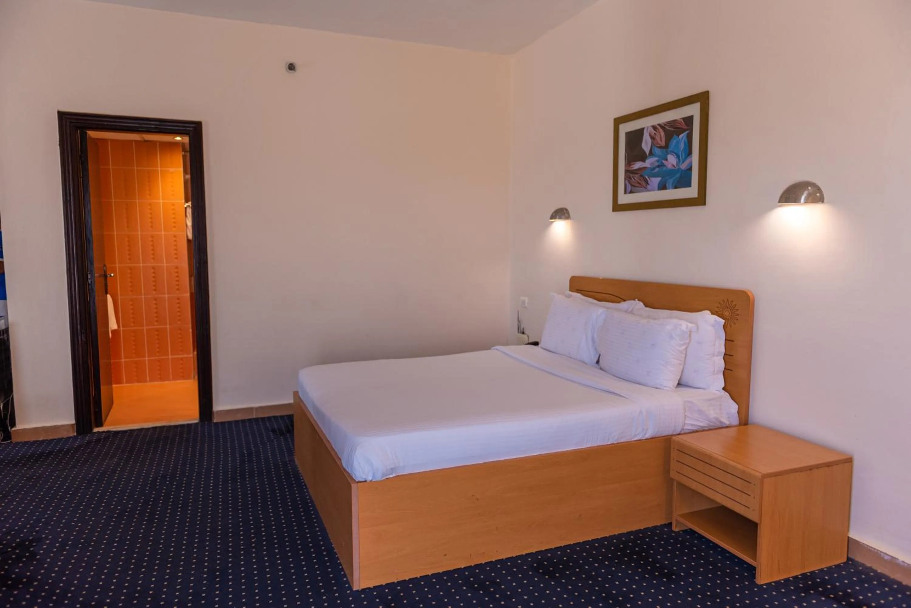 Bed in Tolip Family Club Borg El Arab