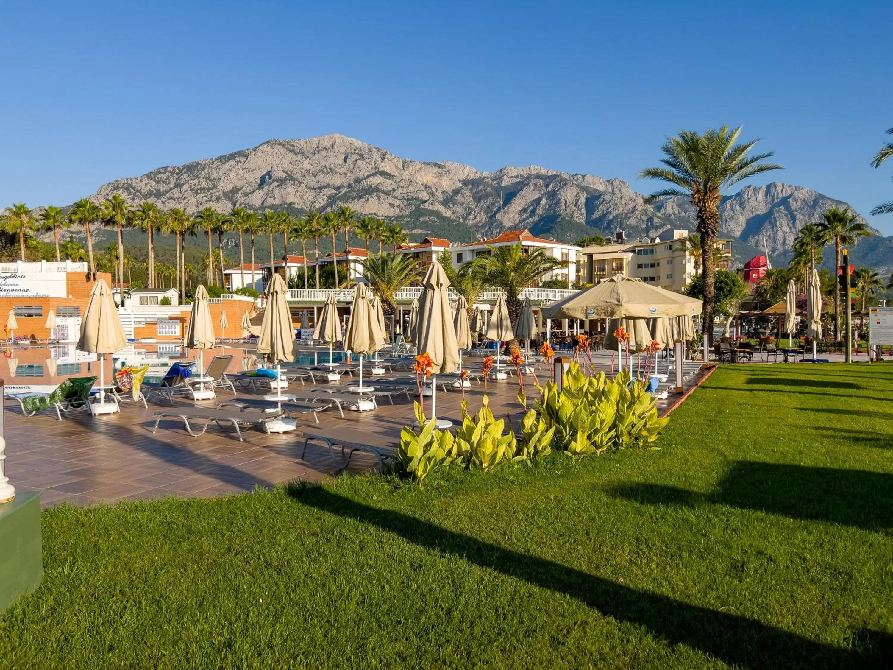 Pool view in AQI Hydros Club Pool view in AQI Hydros Club