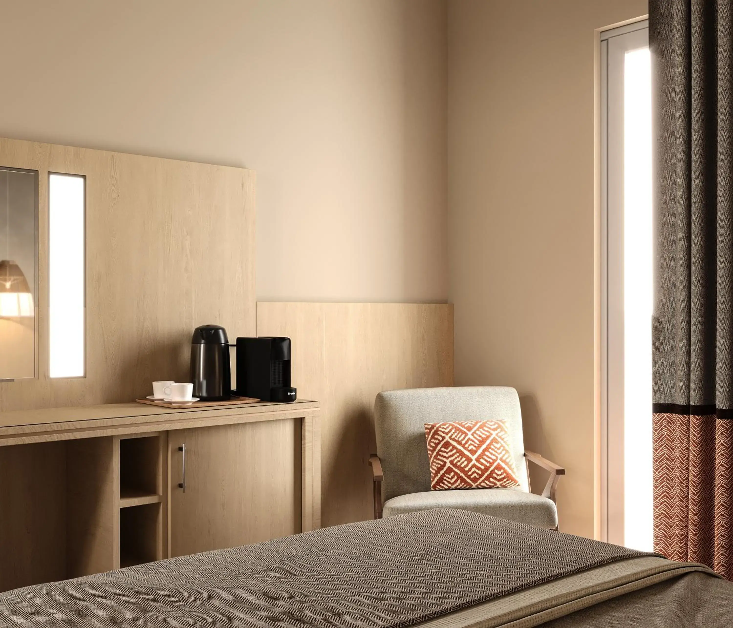 Coffee/tea facilities, Bed in Corendon Hydros Club Kemer Coffee/tea facilities, Bed in Corendon Hydros Club Kemer