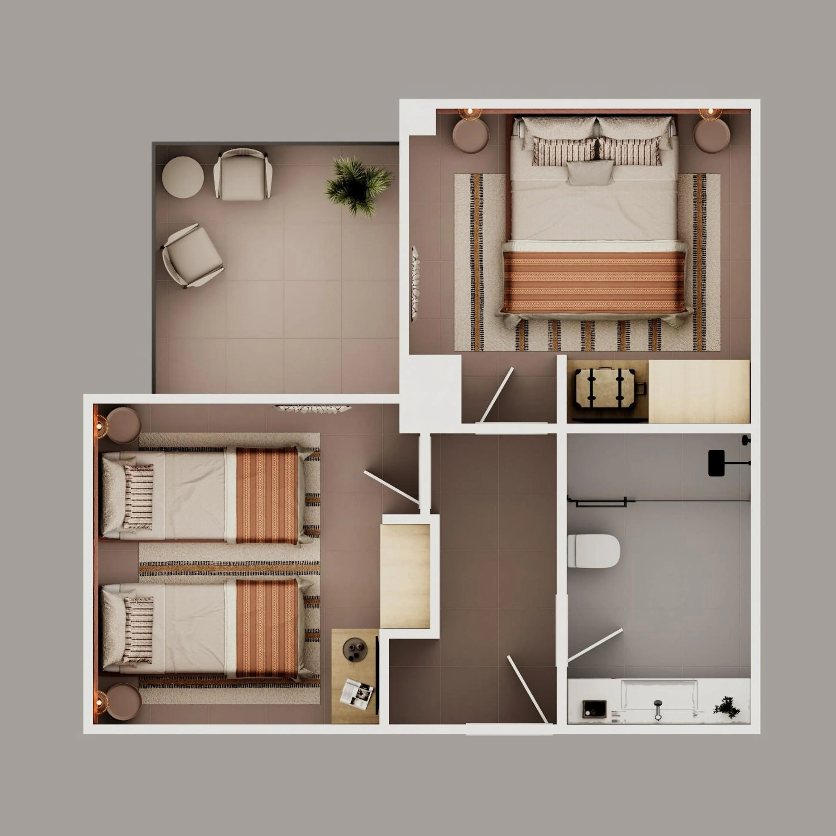 Bedroom in Corendon Hydros Club Kemer