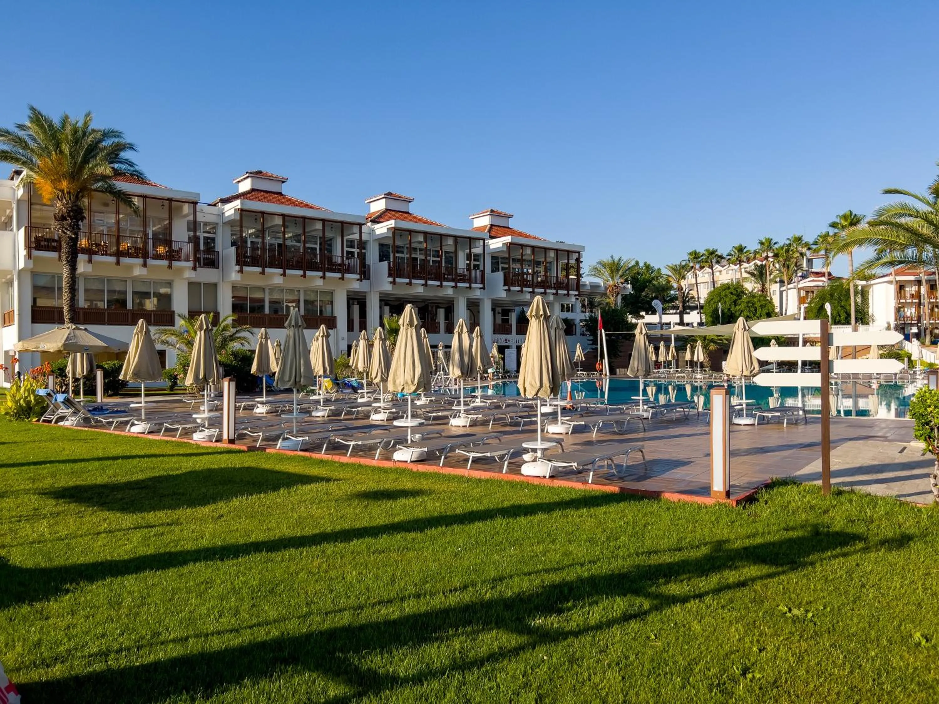 Pool view in Corendon Hydros Club Kemer