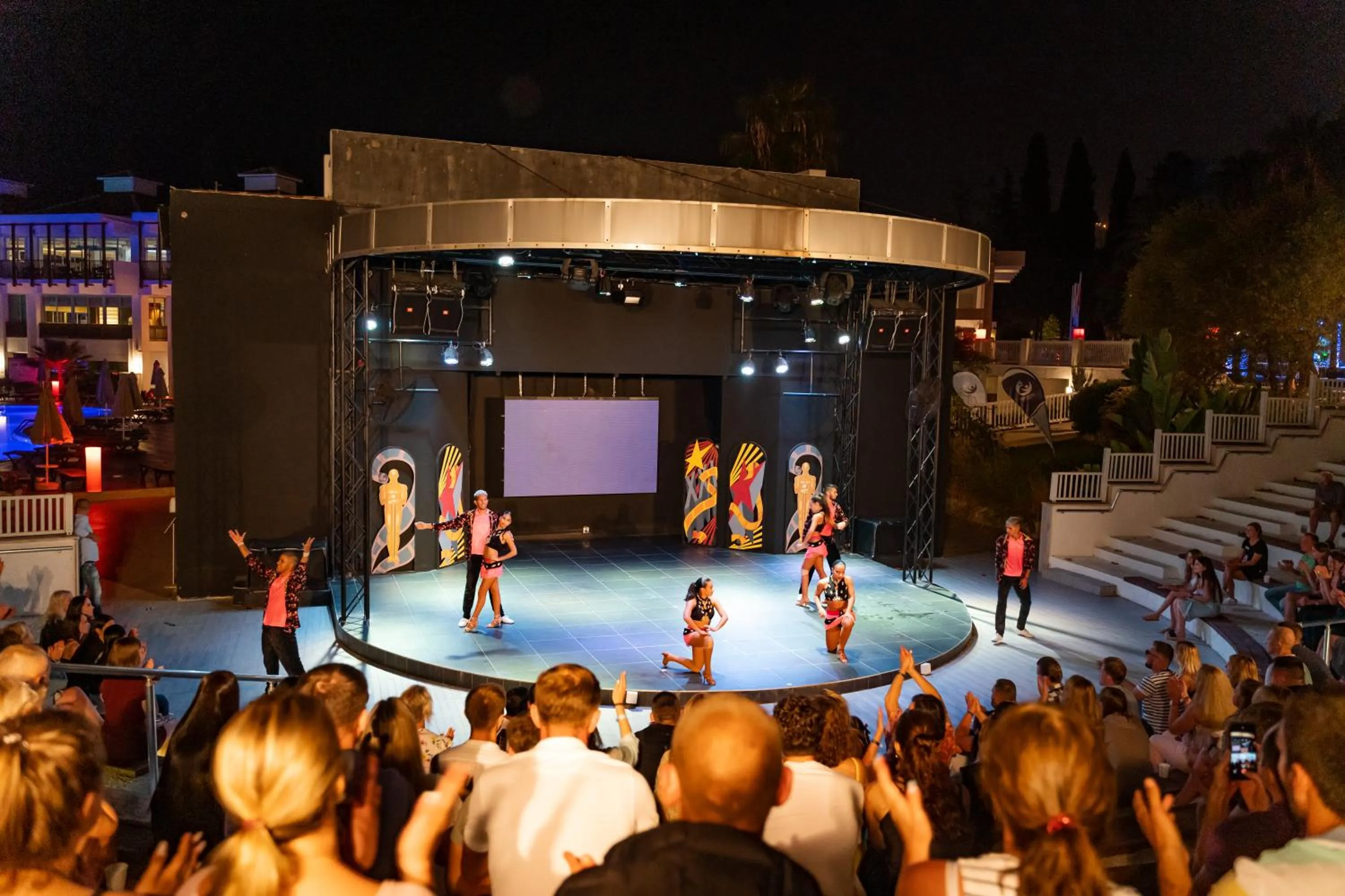 Evening entertainment in Corendon Hydros Club Kemer