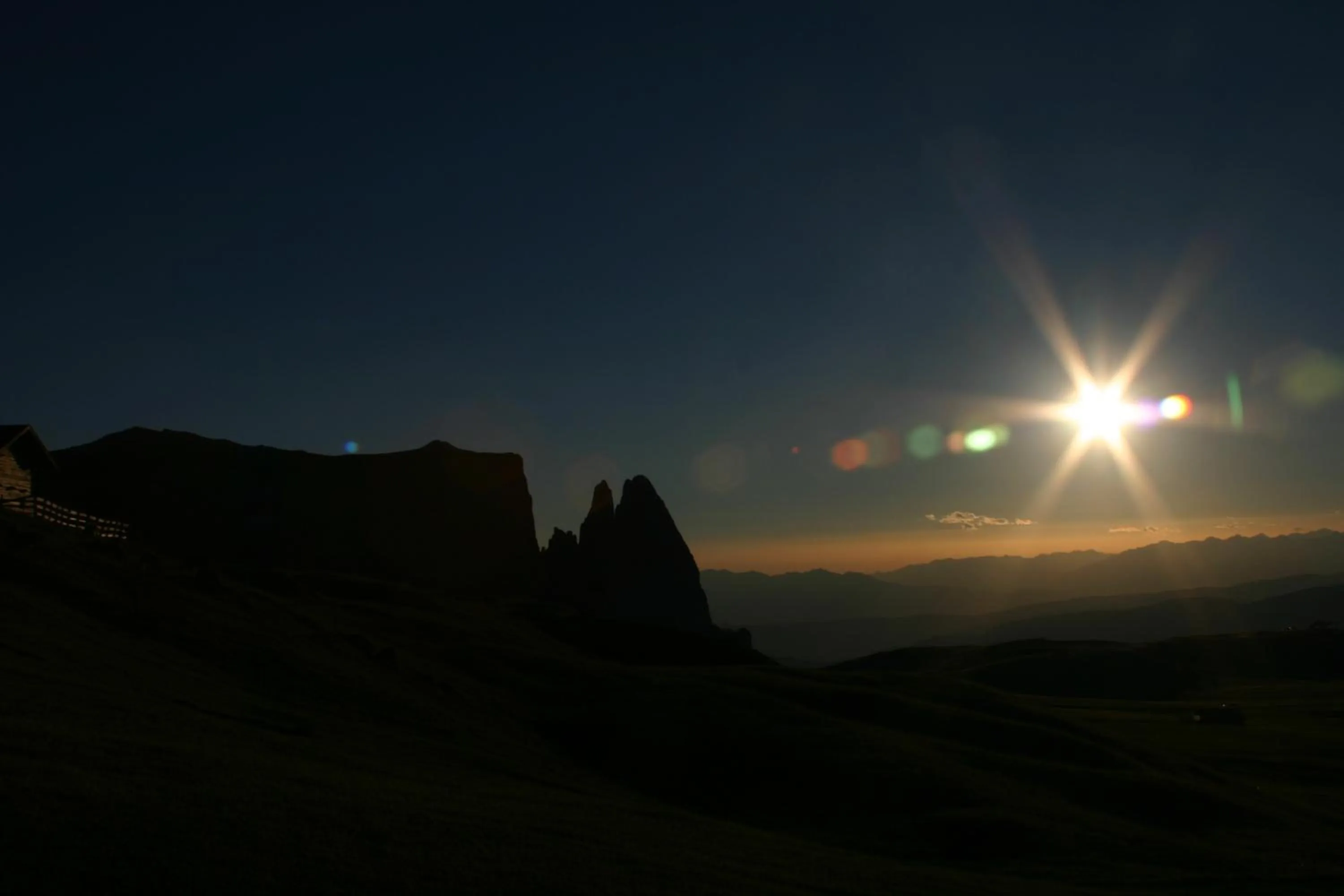 Natural landscape in Seiser Alm Plaza