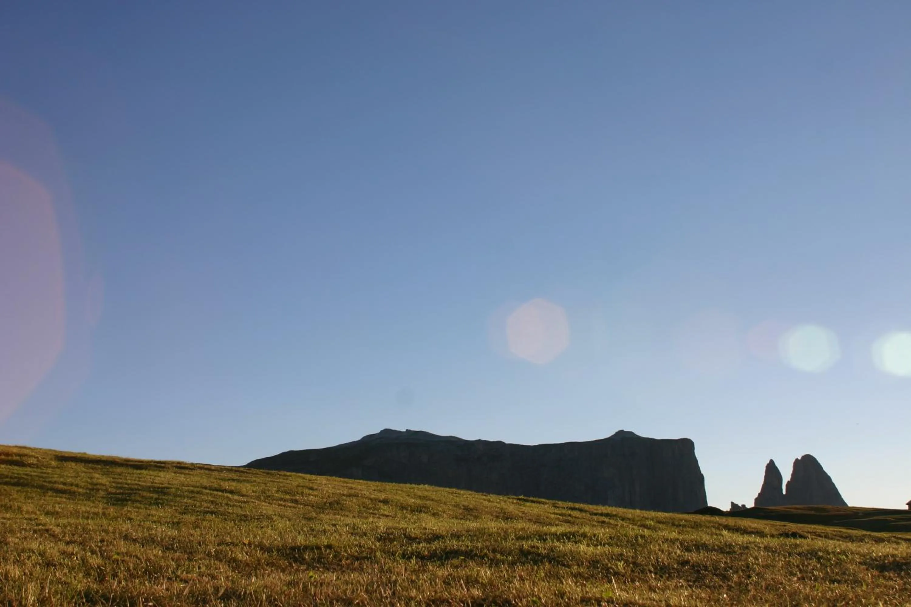 Natural landscape in Seiser Alm Plaza