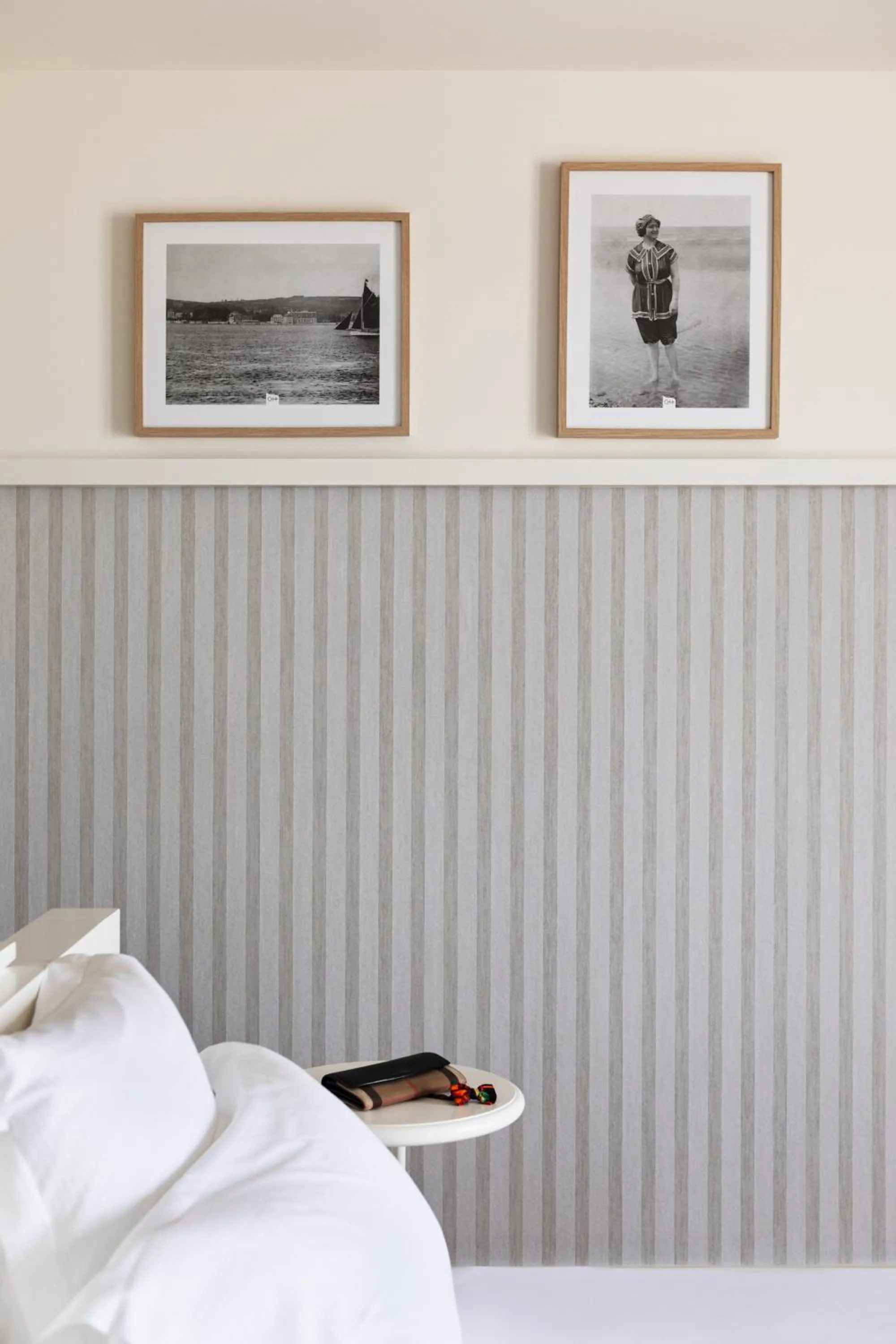 Decorative detail, Bed in Grand Hôtel Perros-Guirec