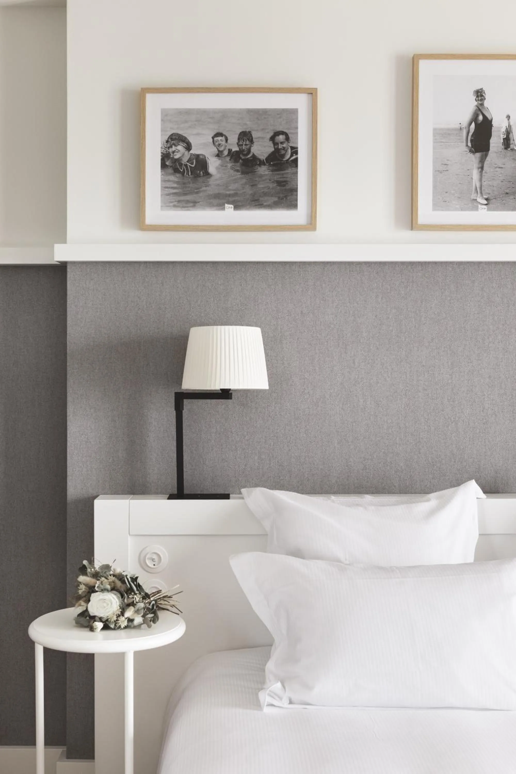 Decorative detail, Bed in Grand Hôtel Perros-Guirec