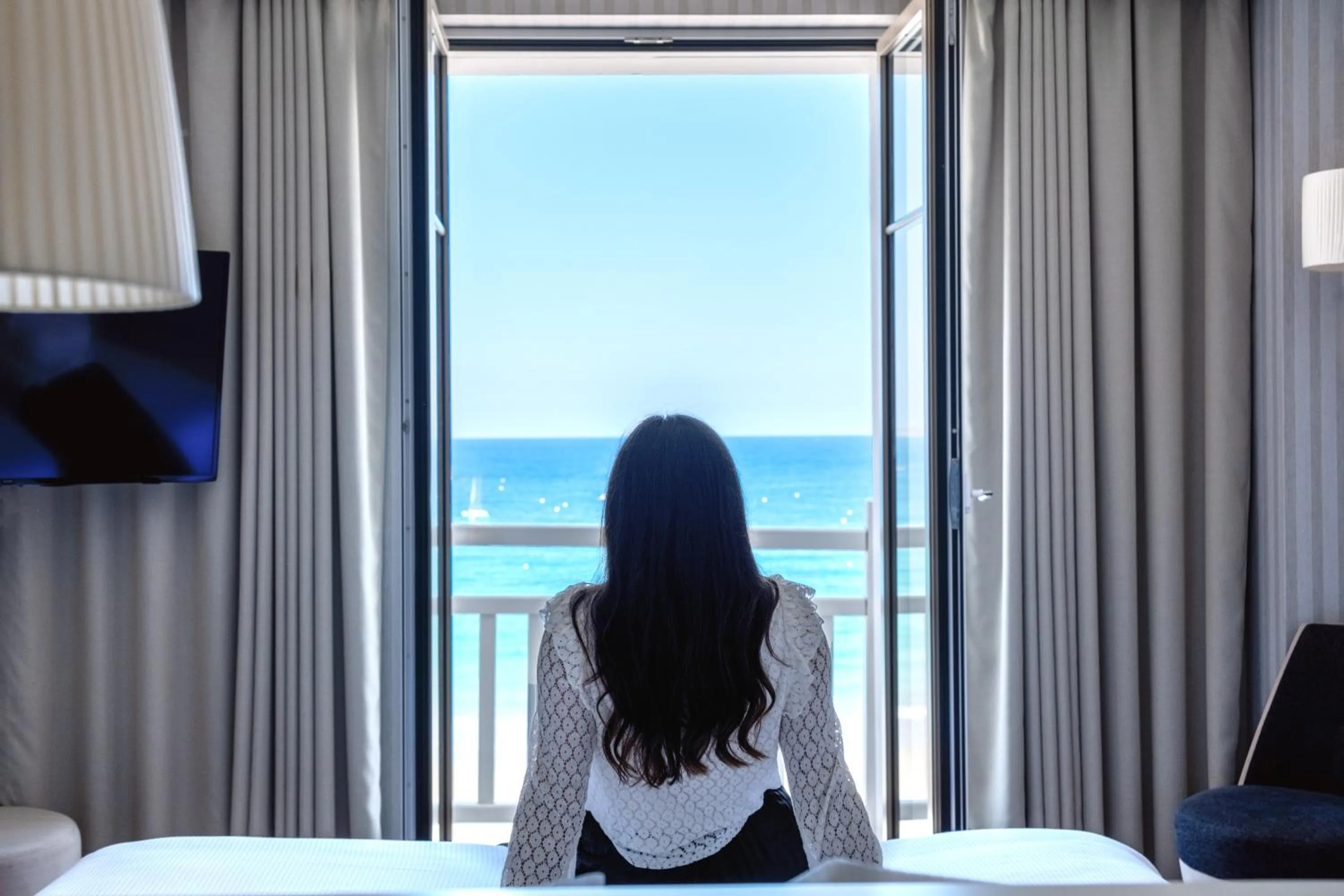 Bedroom in Grand Hôtel Perros-Guirec