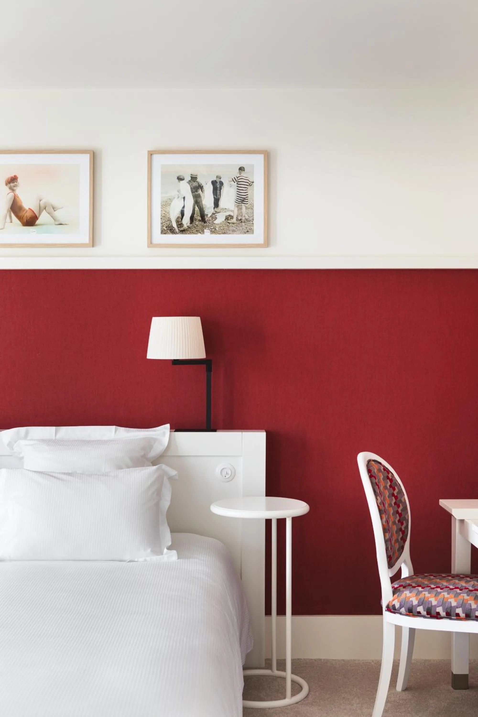 Decorative detail, Bed in Grand Hôtel Perros-Guirec