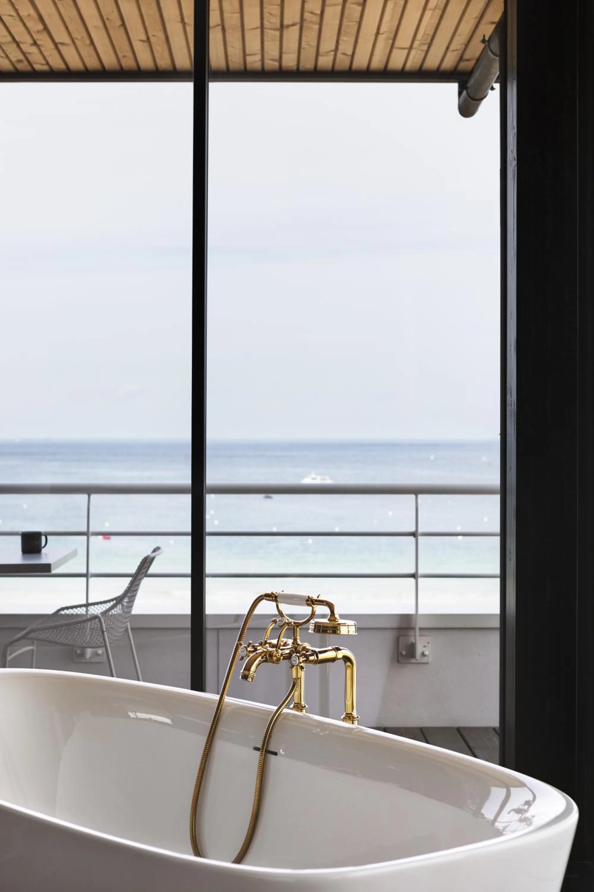 Sea view in Grand Hôtel Perros-Guirec