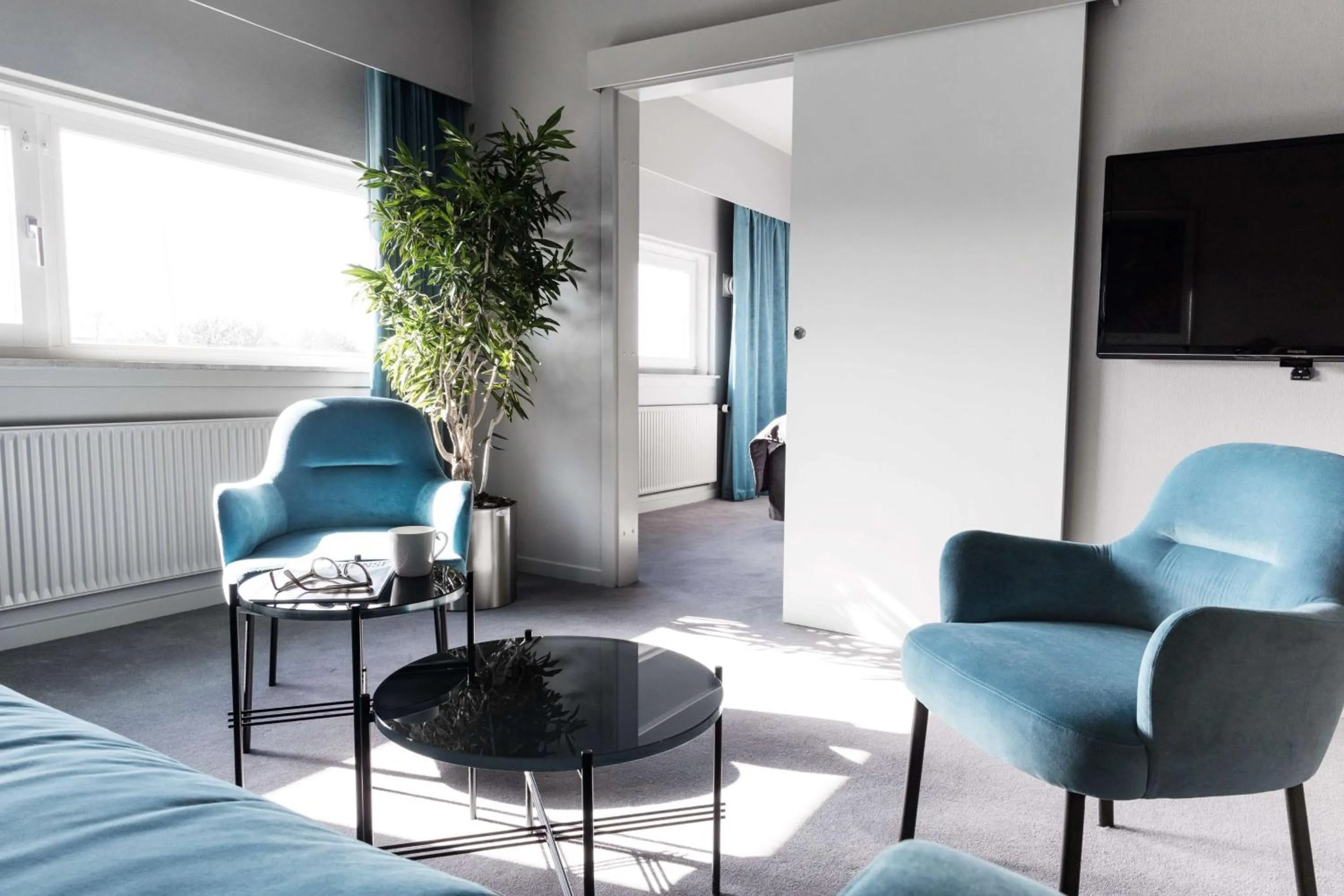 Bedroom in Scandic Odense