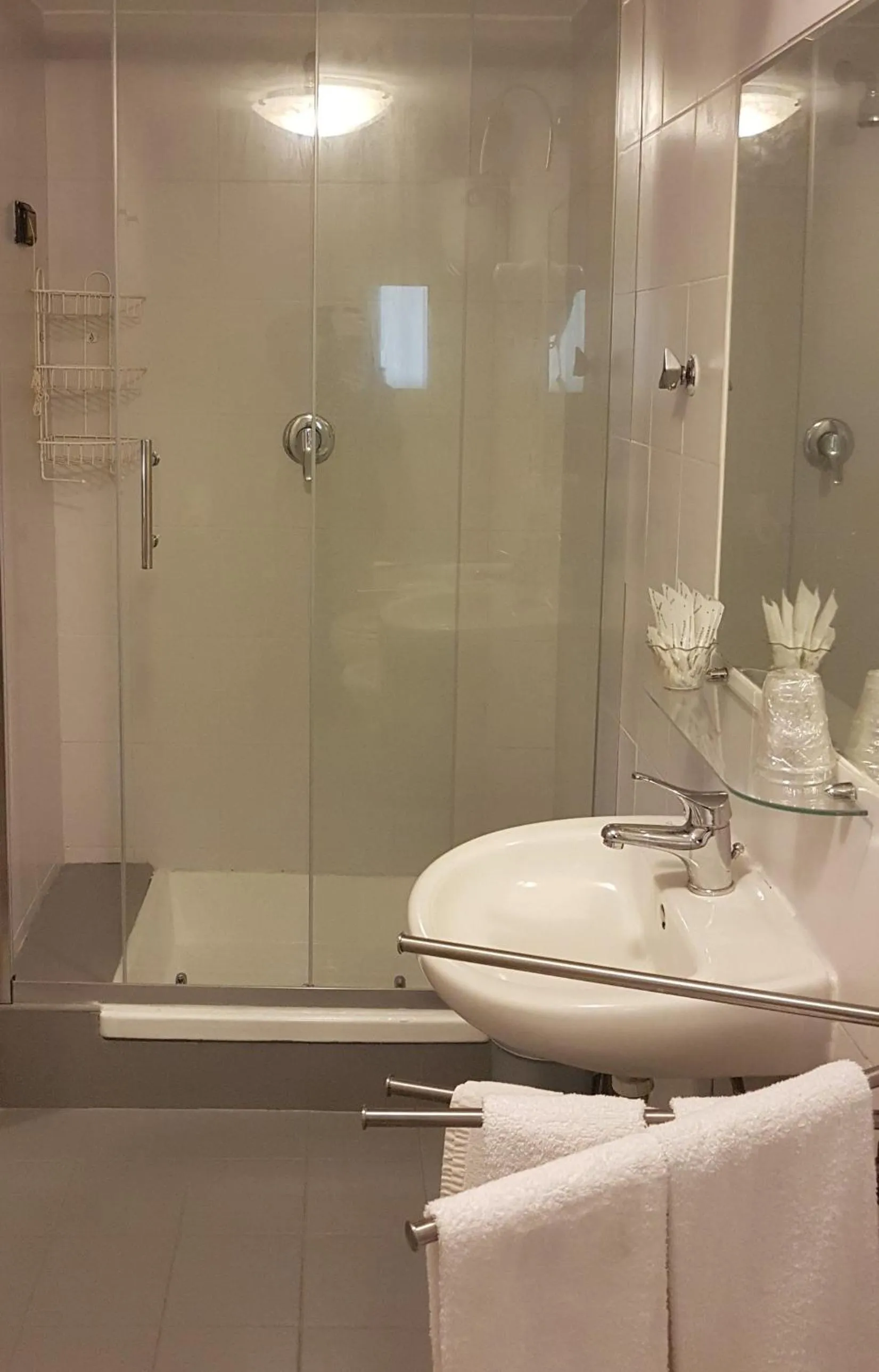 Shower in Hotel Meublè Santa Chiara Suite