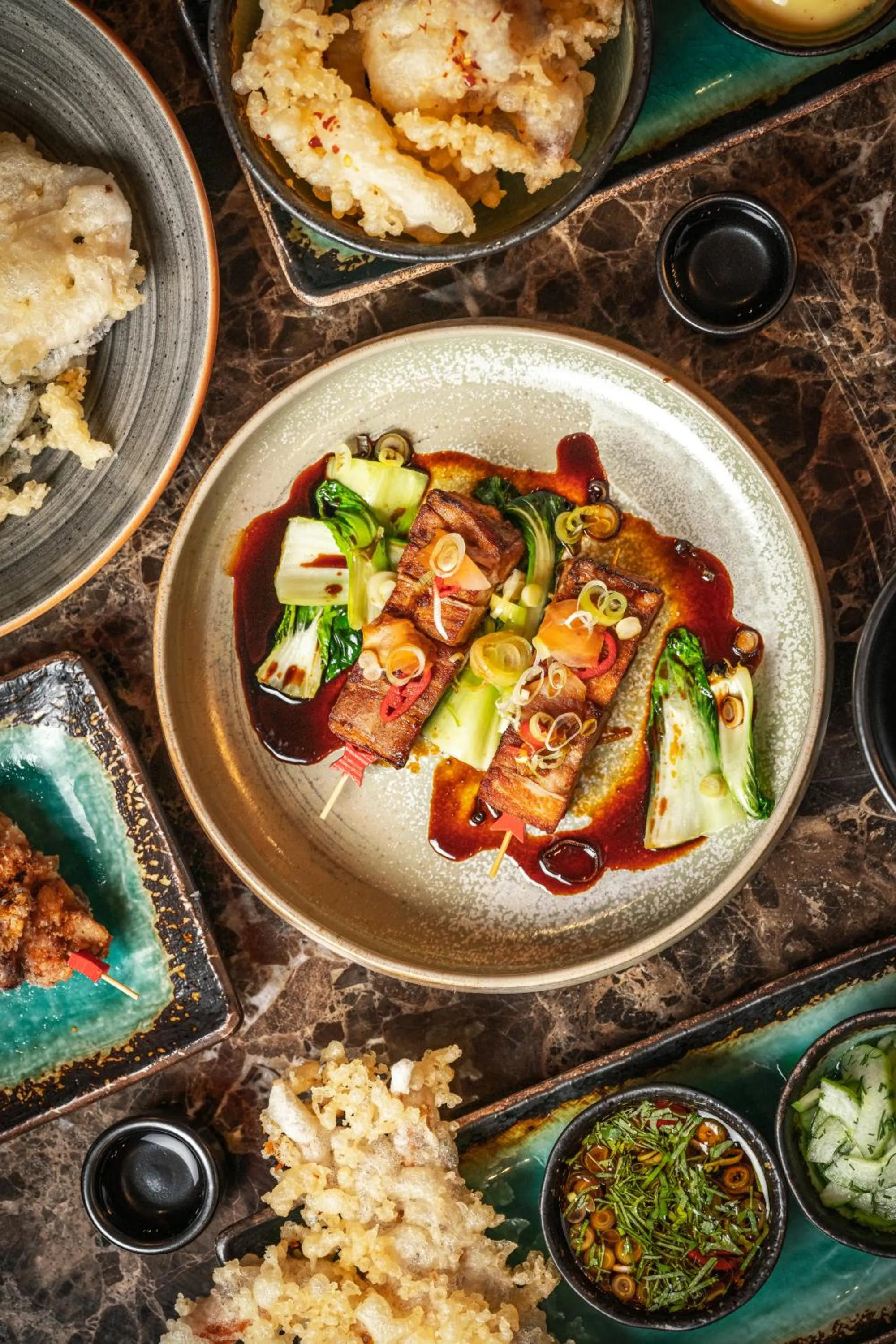 Food in Karma Sanctum Soho Hotel