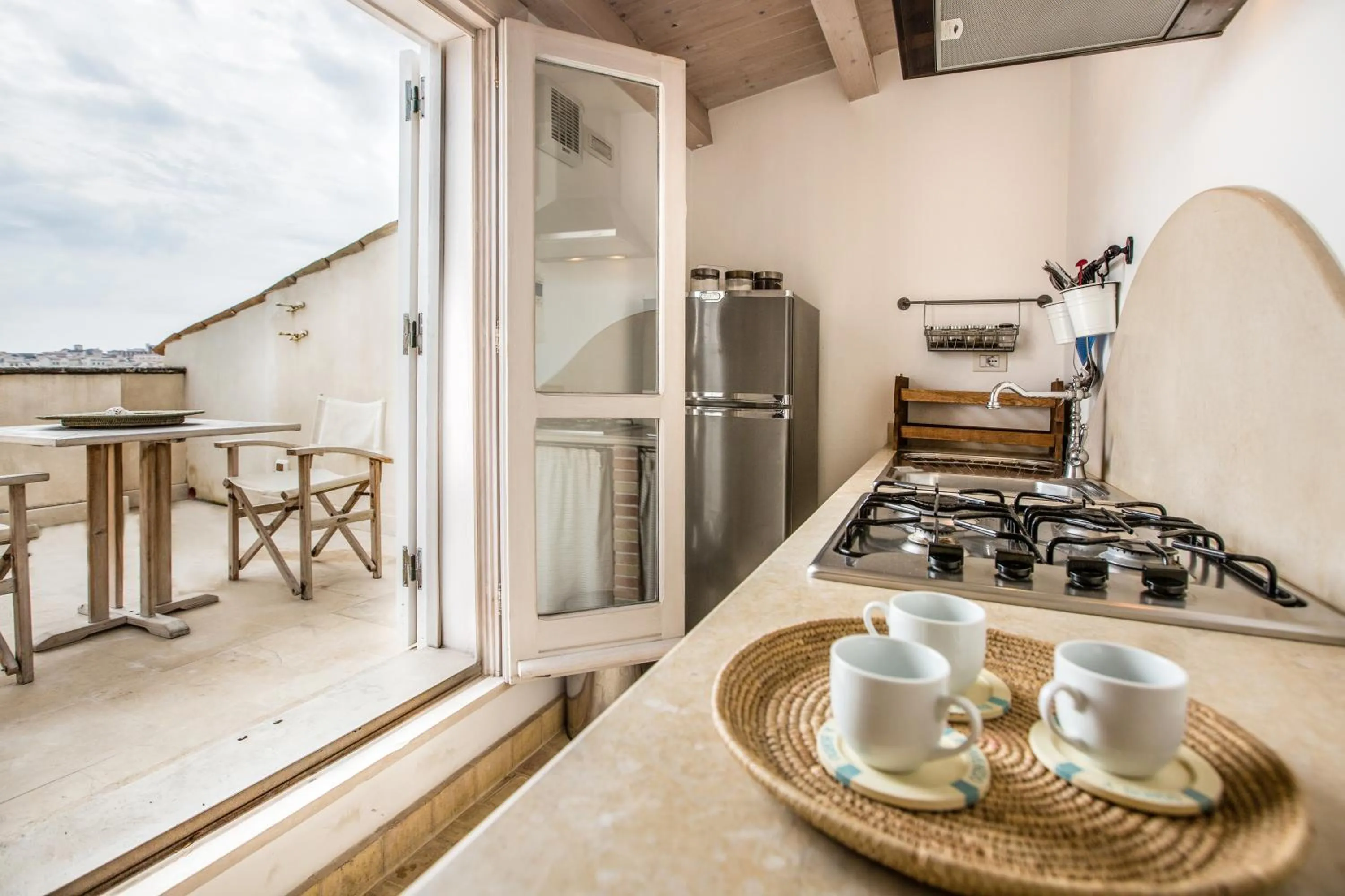 Kitchen or kitchenette in Musciara Siracusa Resort