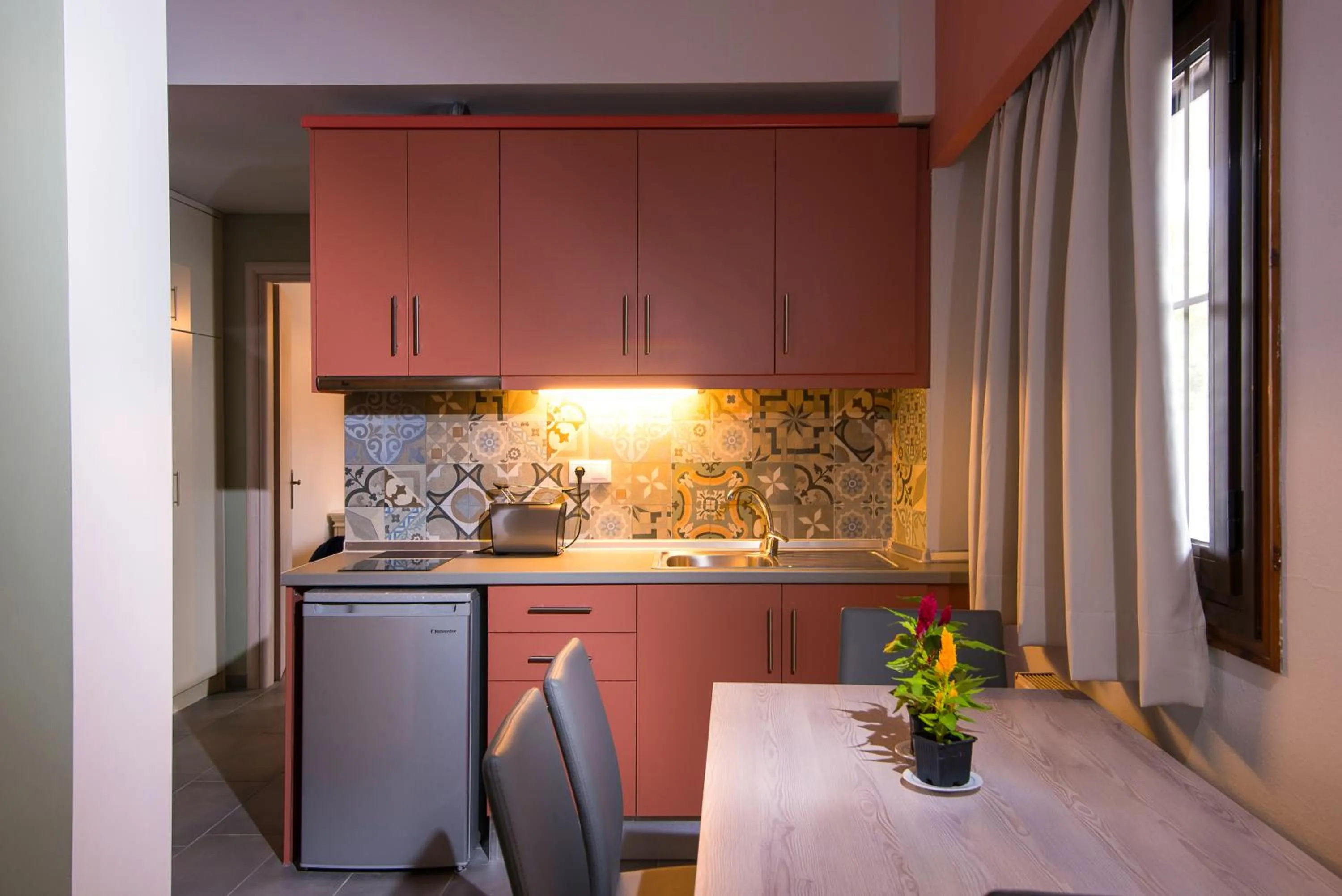 Kitchen or kitchenette in Hotel Pegasus-Adult Friendly