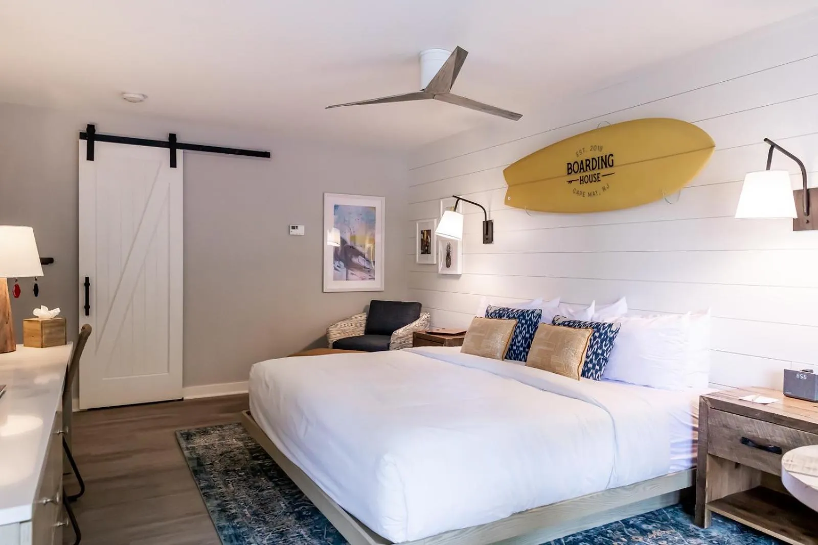 Photo of the whole room, Bed in Boarding House Cape May