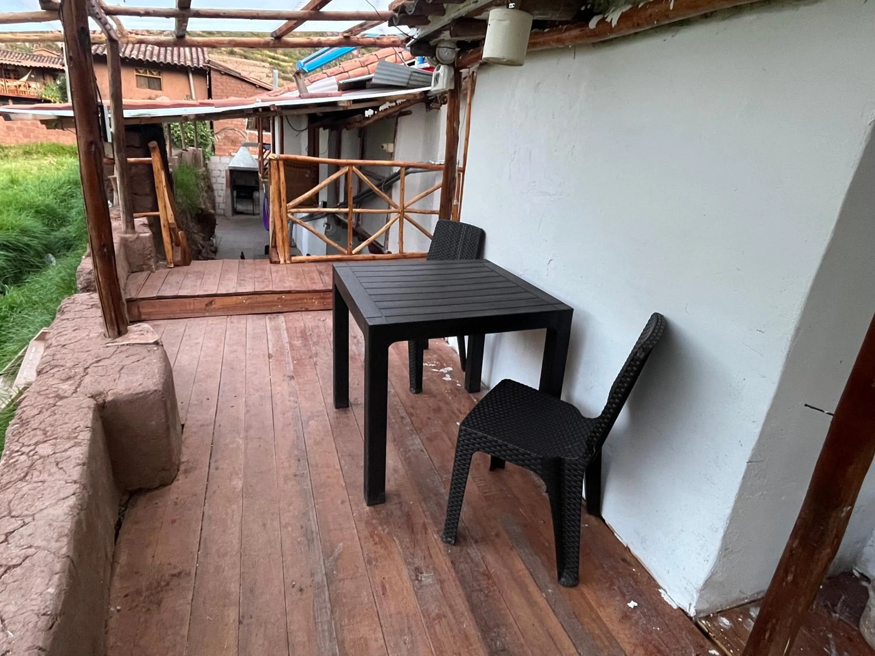 Balcony/Terrace in Intihuatana Hostel