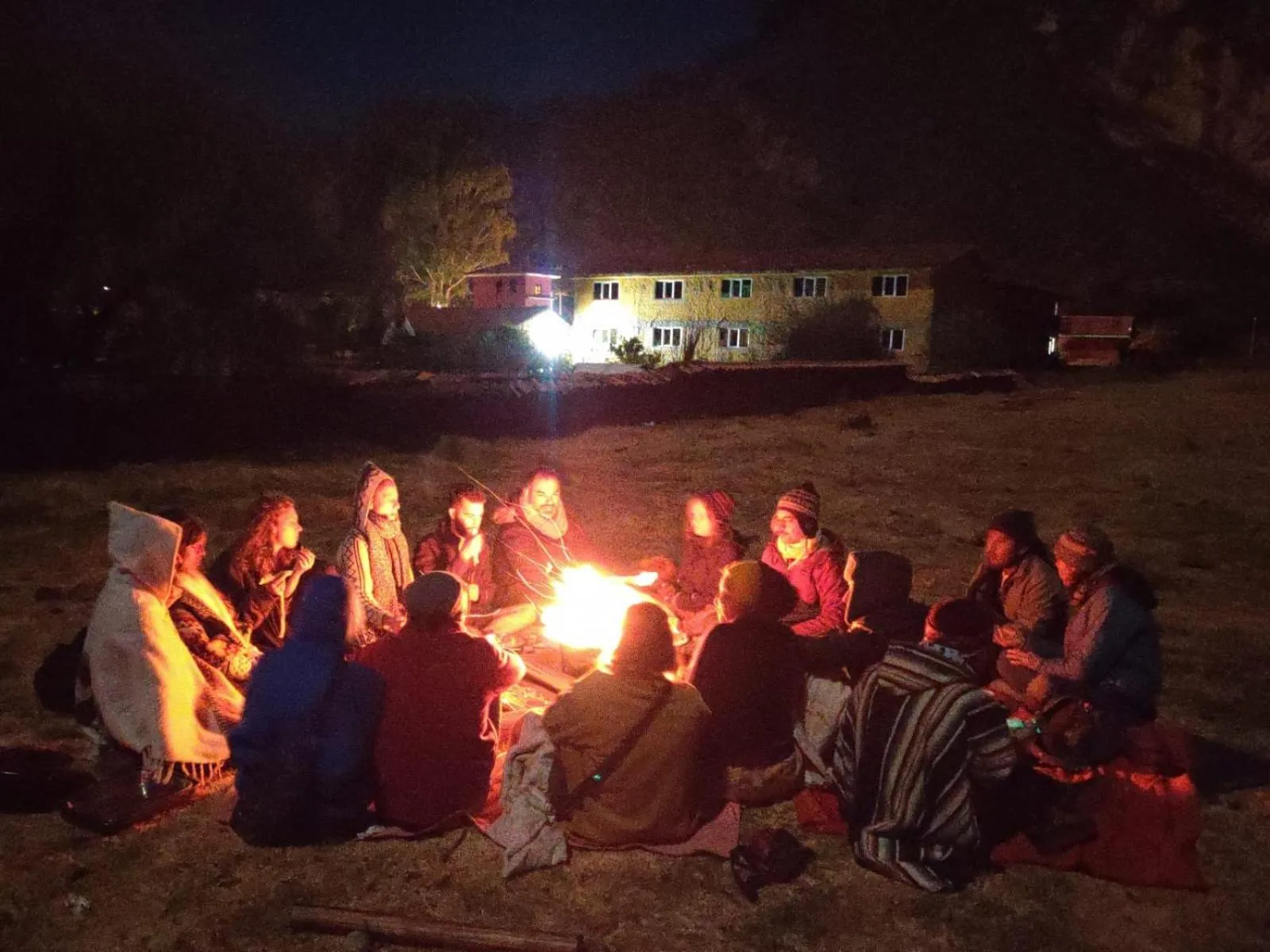 People in Intihuatana Hostel