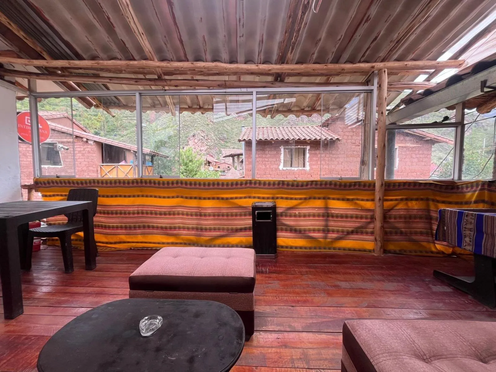 Balcony/Terrace in Intihuatana Hostel