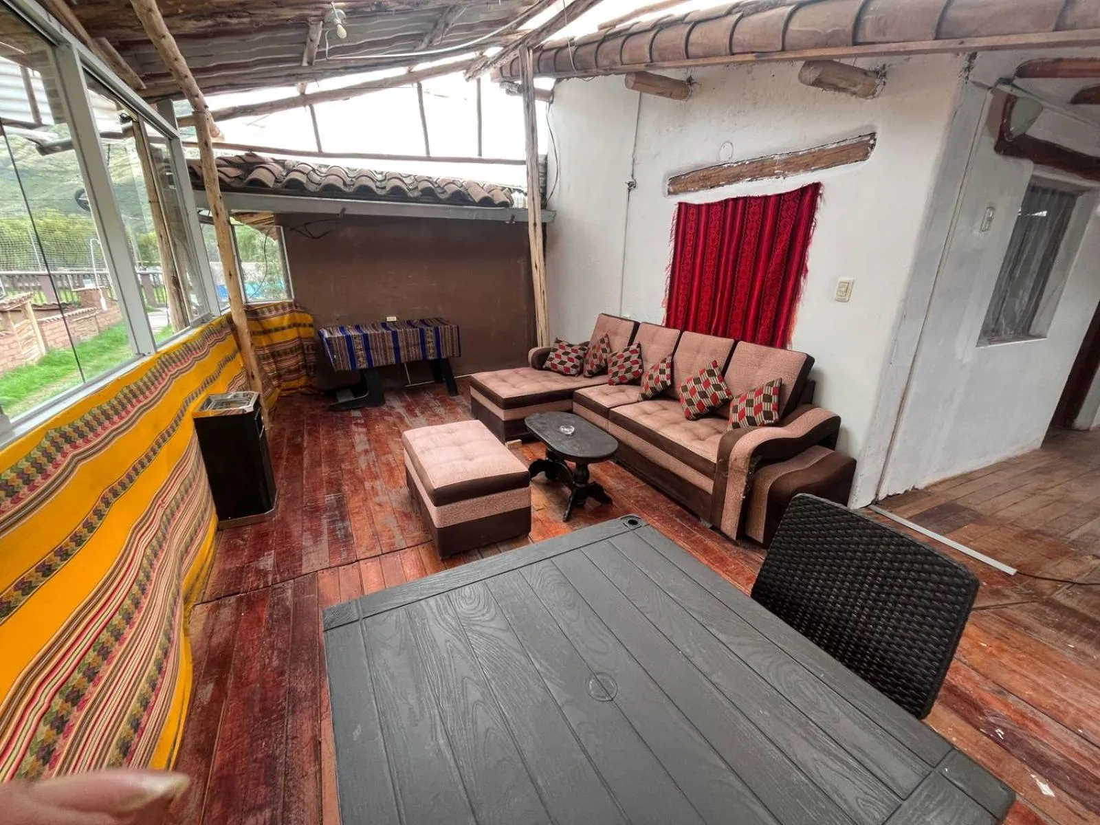 Balcony/Terrace in Intihuatana Hostel