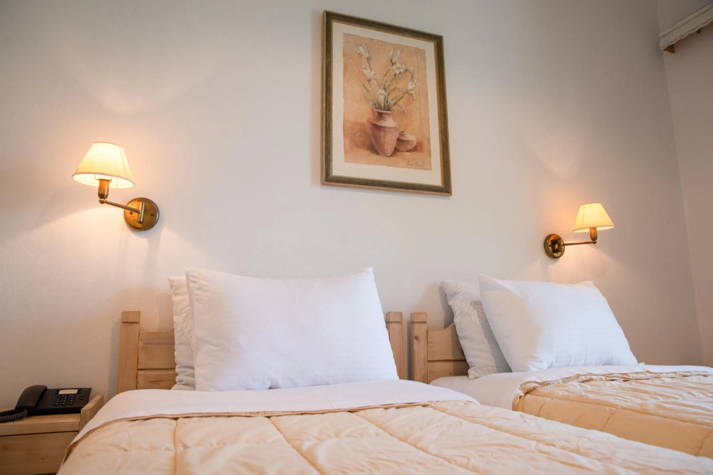 Bed in Marabou Hotel Chorefto