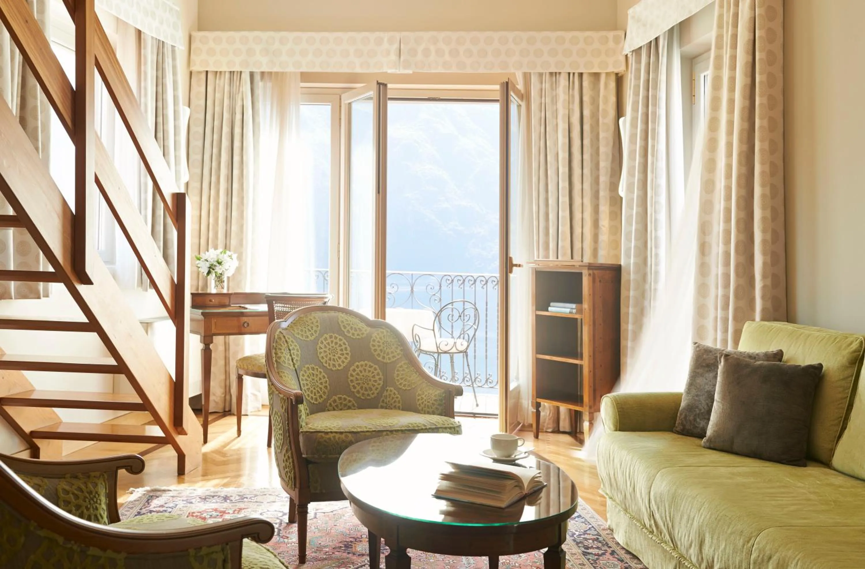 Seating area in Hotel Belvedere