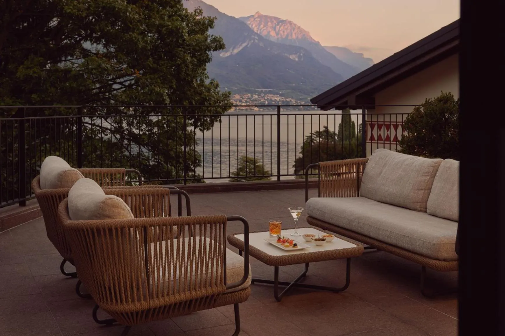 Patio in Hotel Belvedere